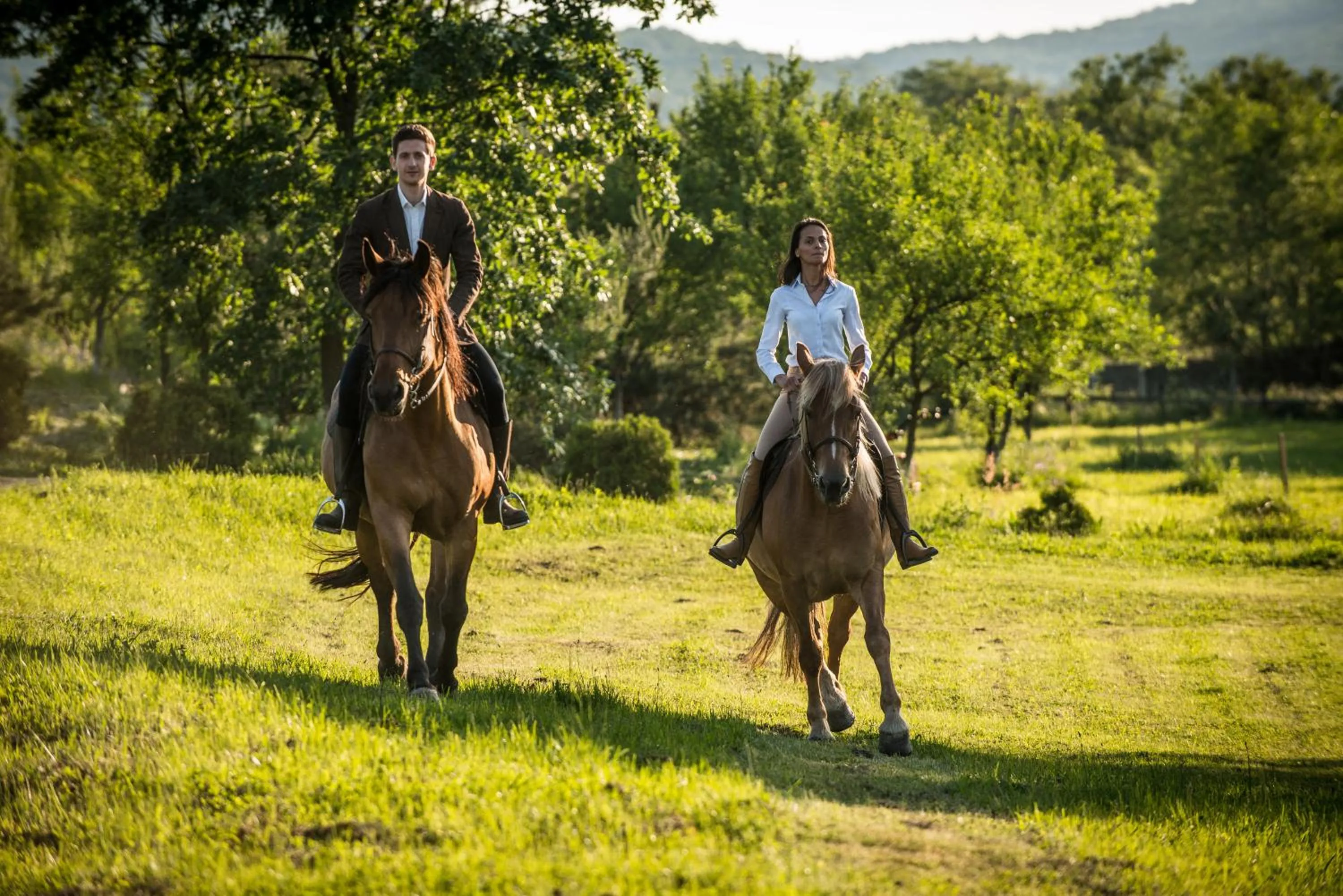 Horse-riding in Conacul Archia