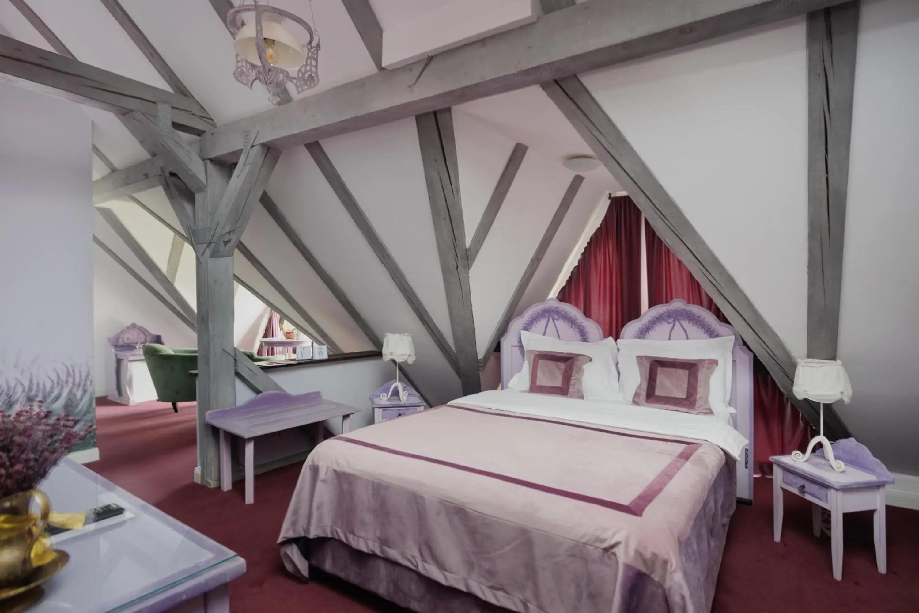 Standard Double Attic Room with Shower in Conacul Archia Standard Double Attic Room with Shower in Conacul Archia