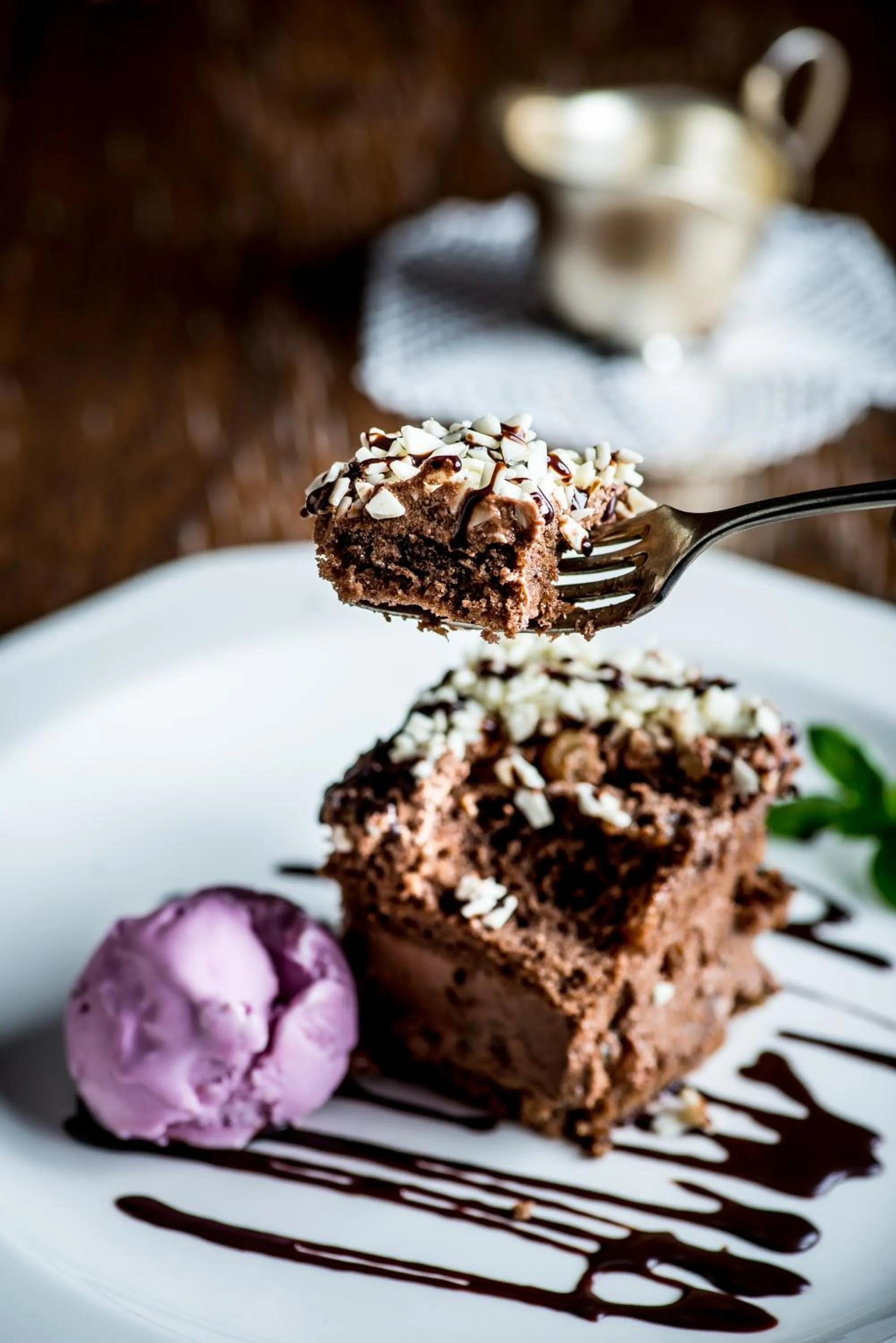 Food close-up in Conacul Archia