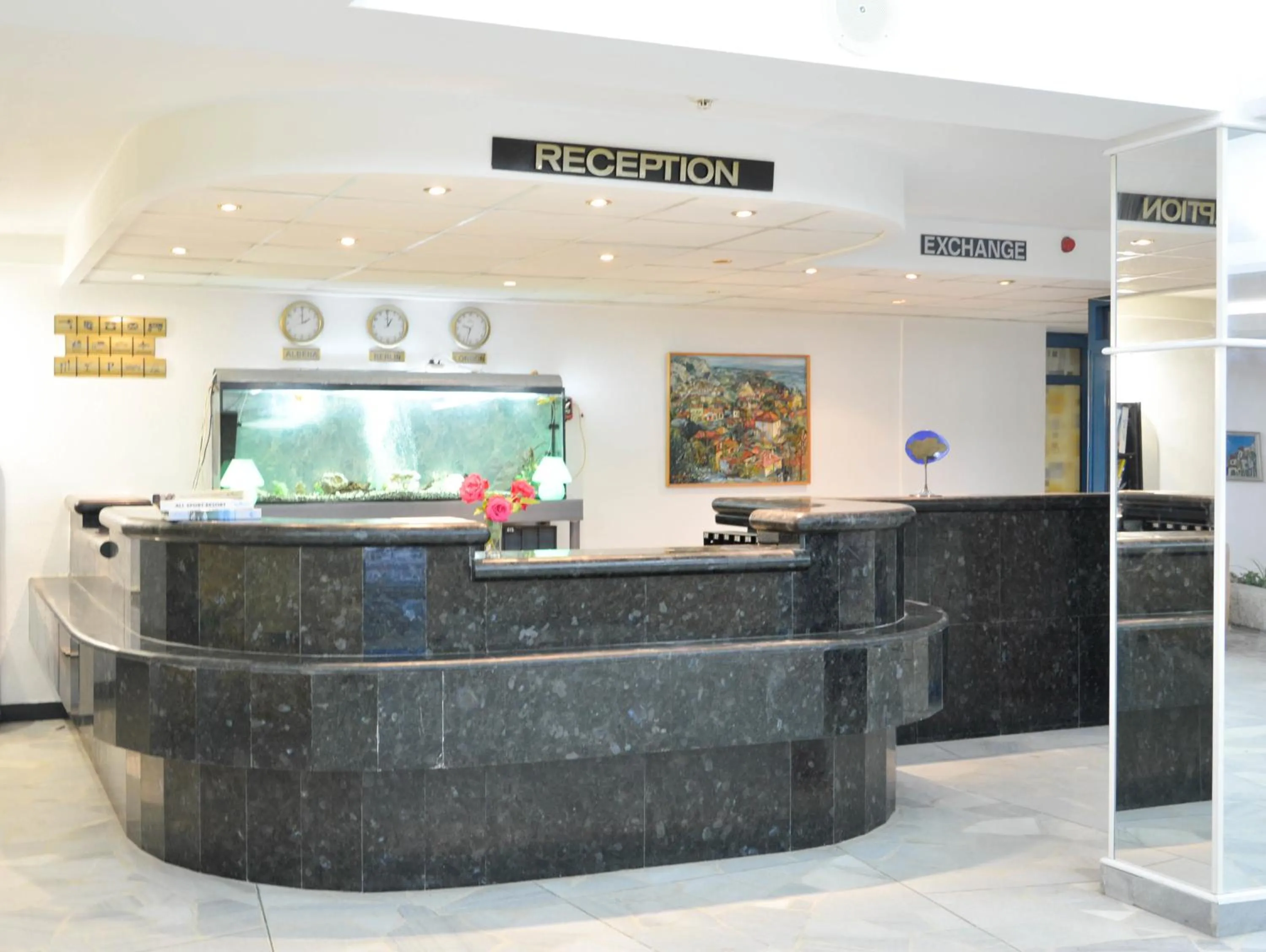 Lobby or reception in Hotel Slavuna