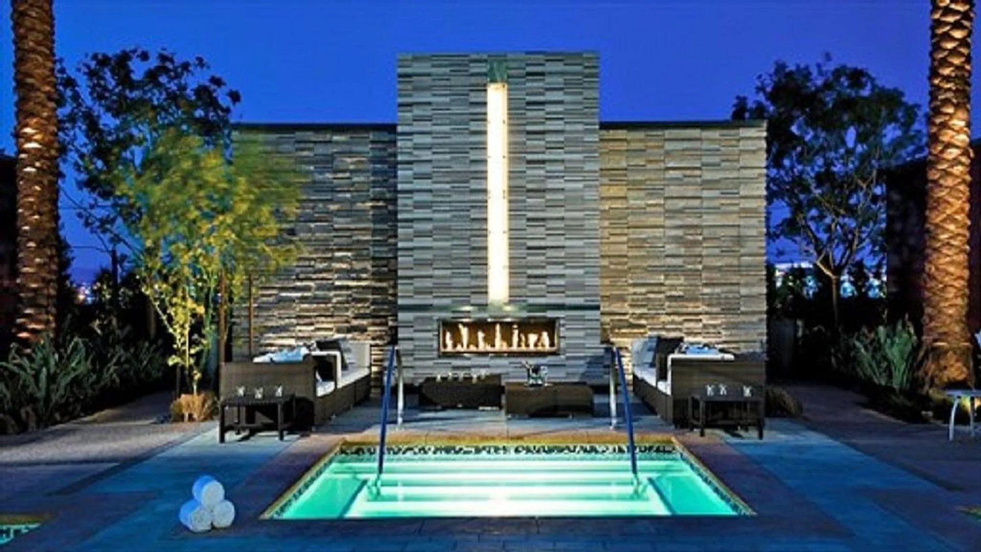 Hot Tub in Palms Place Las Vegas Strip View Studio Suite 22