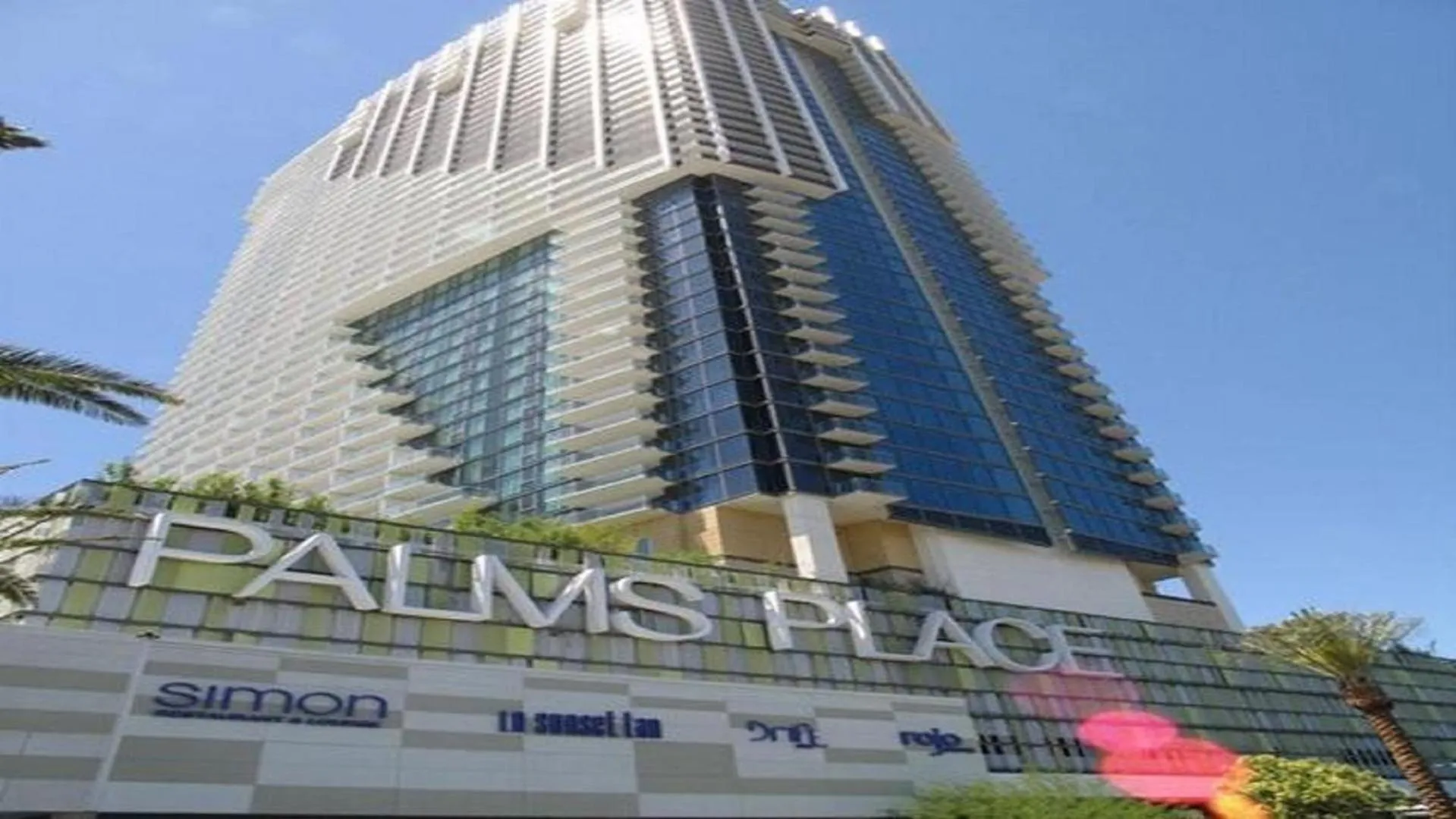 Property building in Palms Place Las Vegas Strip View Studio Suite 22