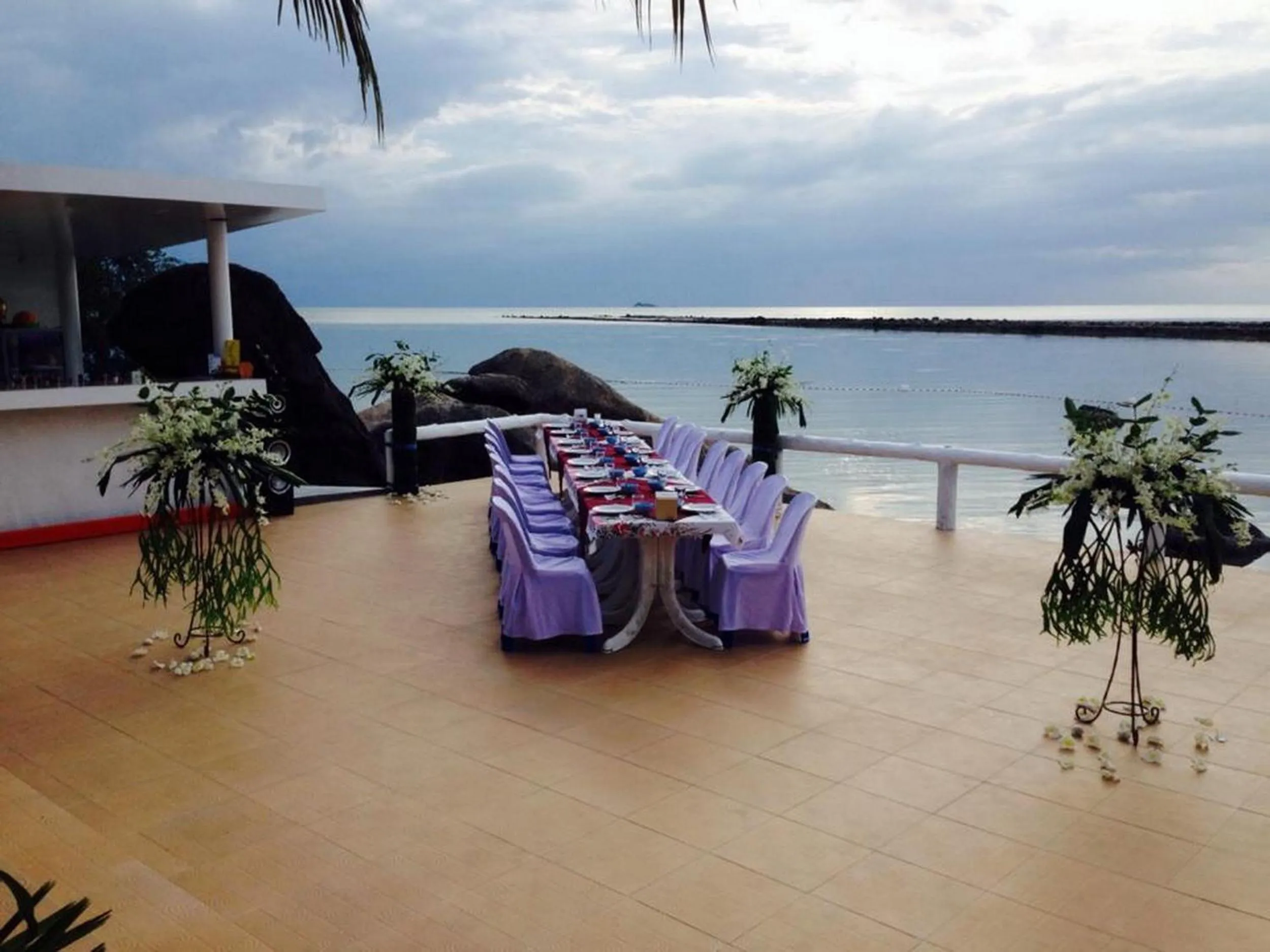Balcony/Terrace in Tharathip Resort Koh Phangan - SHA Plus