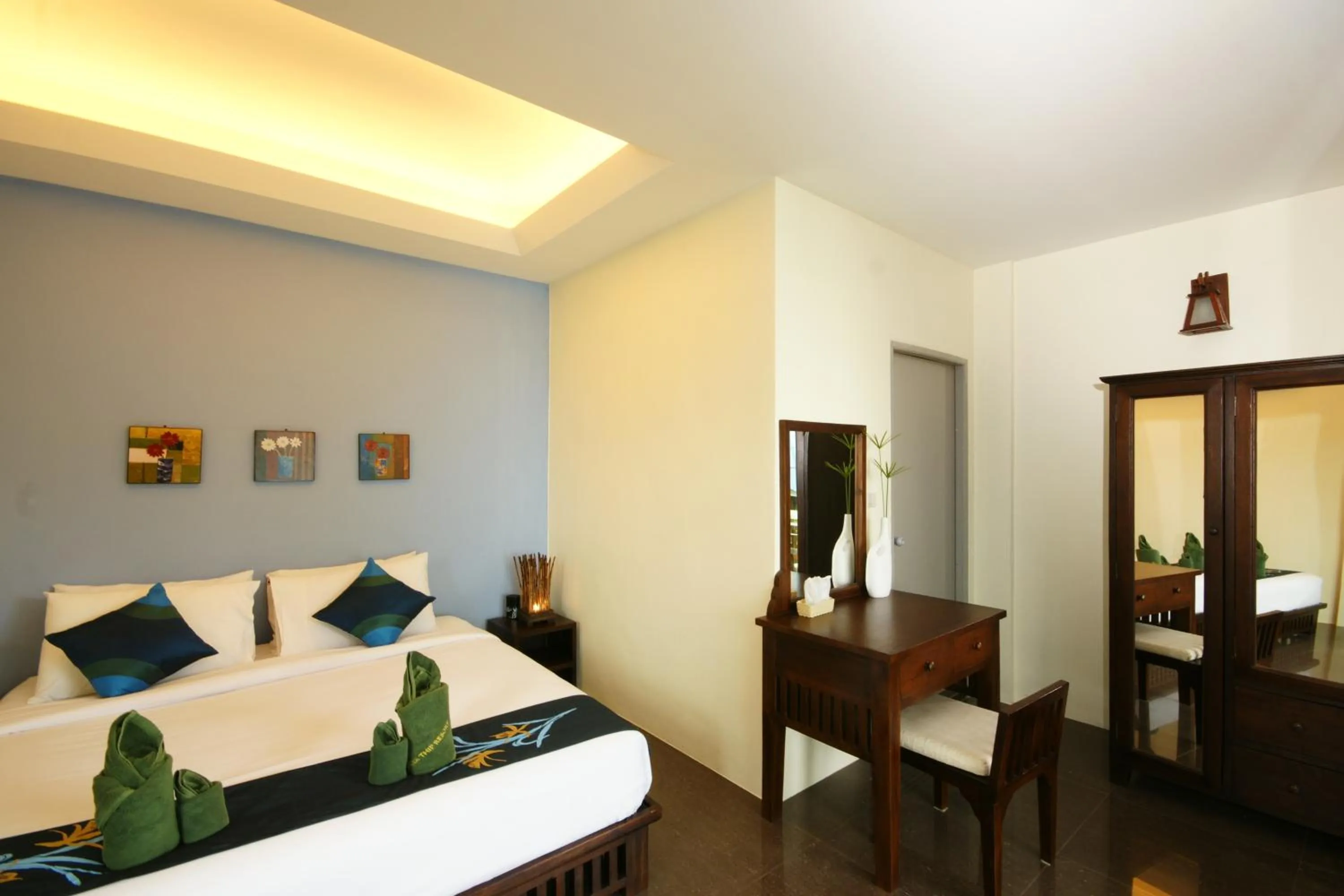 Bedroom in Tharathip Resort Koh Phangan - SHA Plus