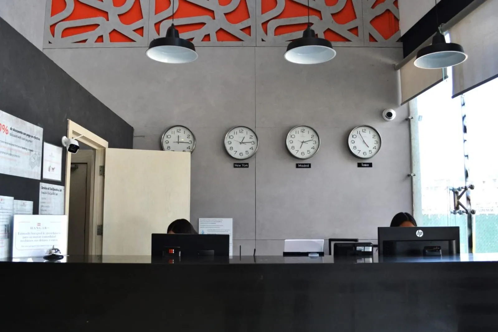 Lobby or reception in Hangar Inn Guadalajara Aeropuerto