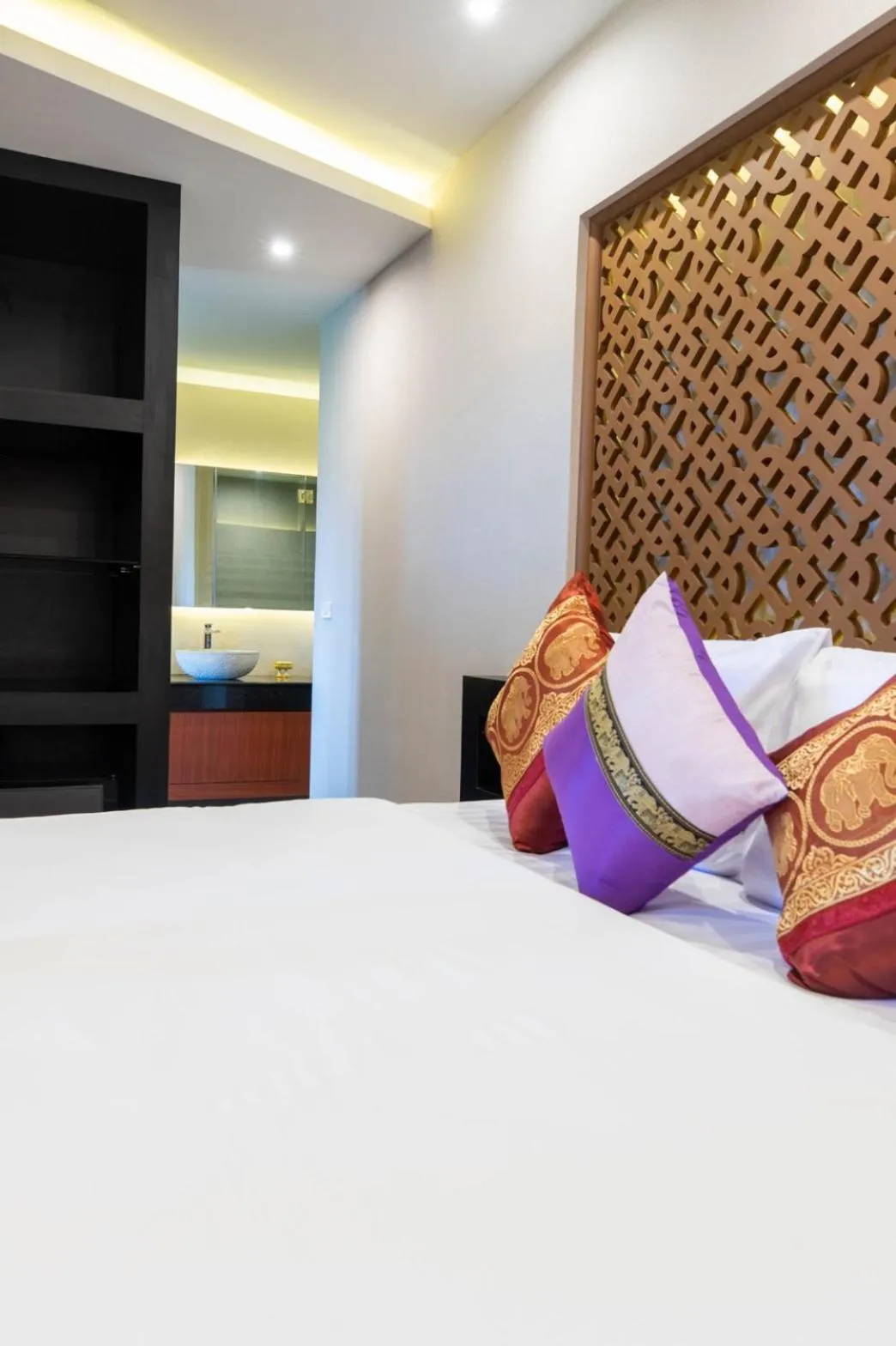 Bedroom, Bed in Royal Phawadee Village Patong - 2 Minutes walk to the beach