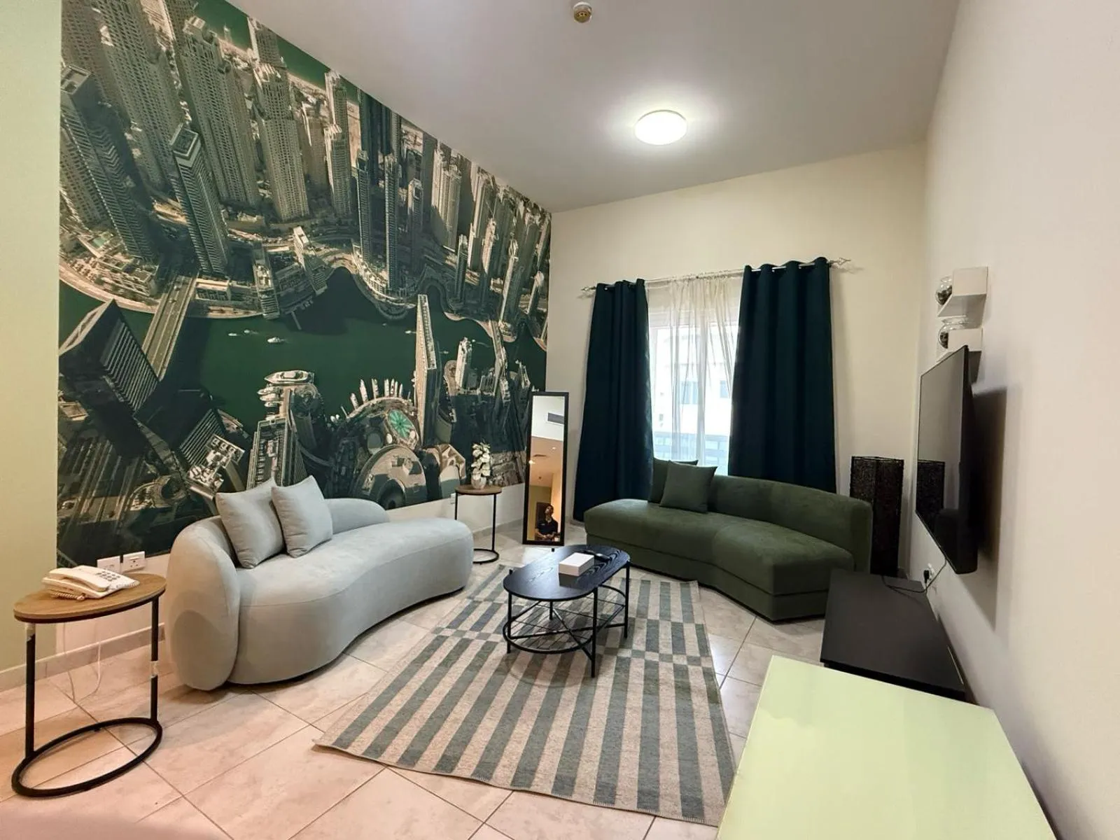 Living room in Al Raya Hotel Apartments