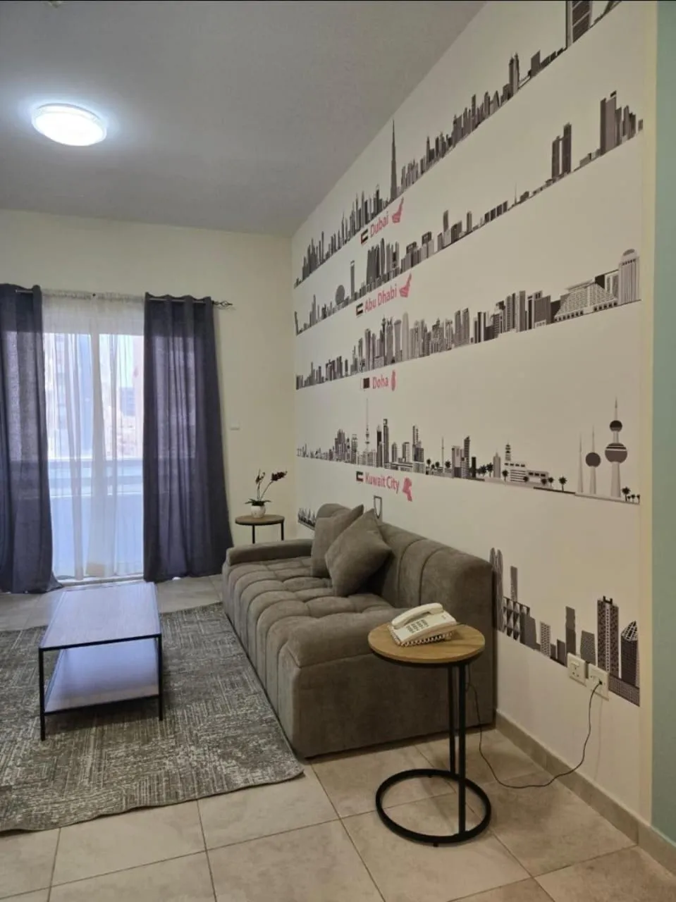 Living room in Al Raya Hotel Apartments