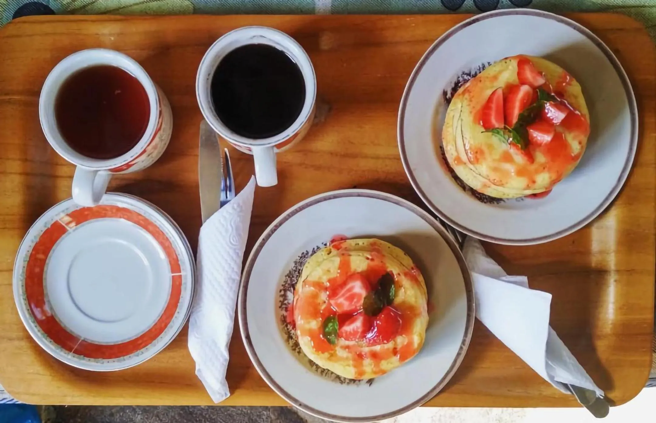 Food close-up in Sembalun Kita Cottage