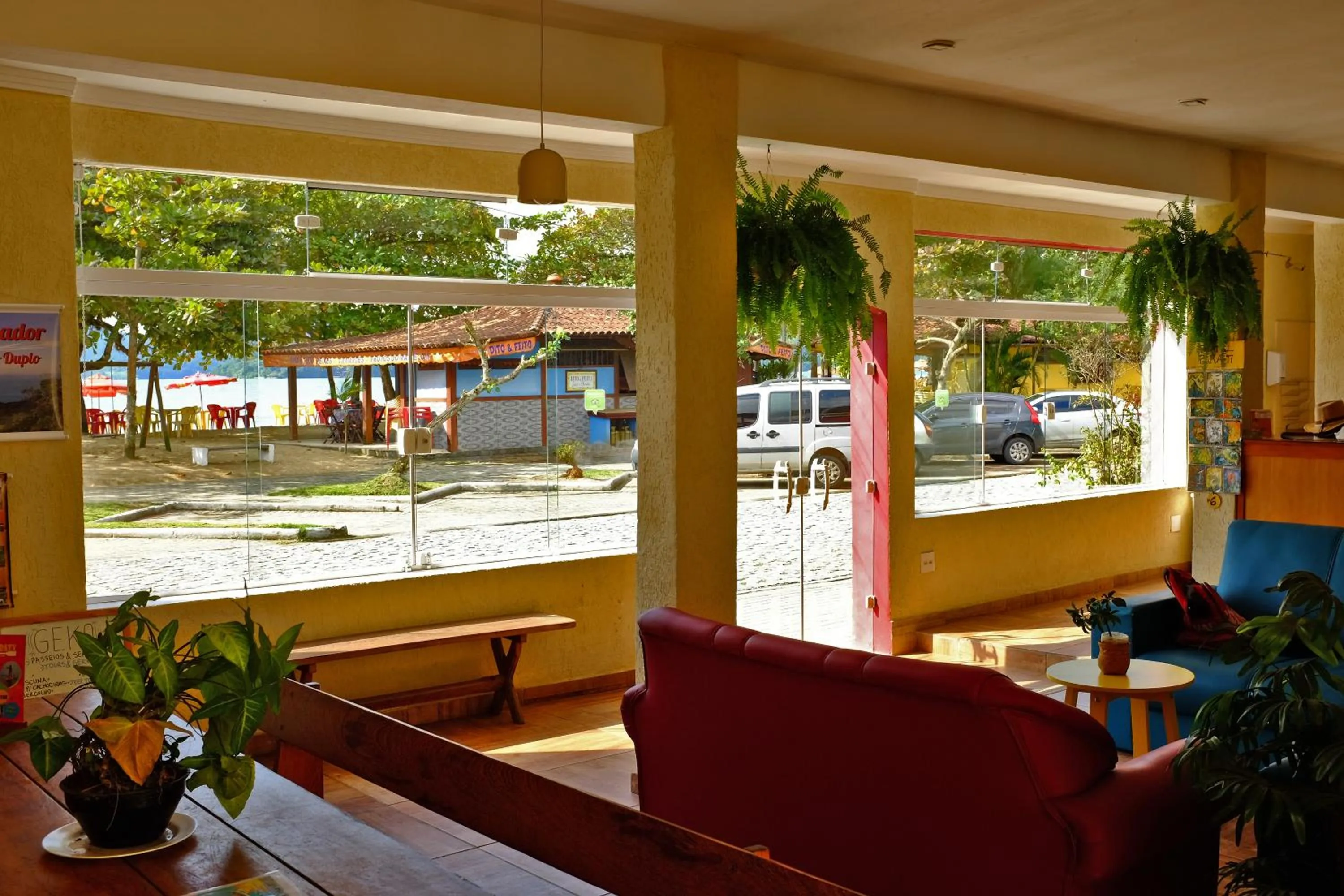 Lobby or reception in Geko Pousada Paraty