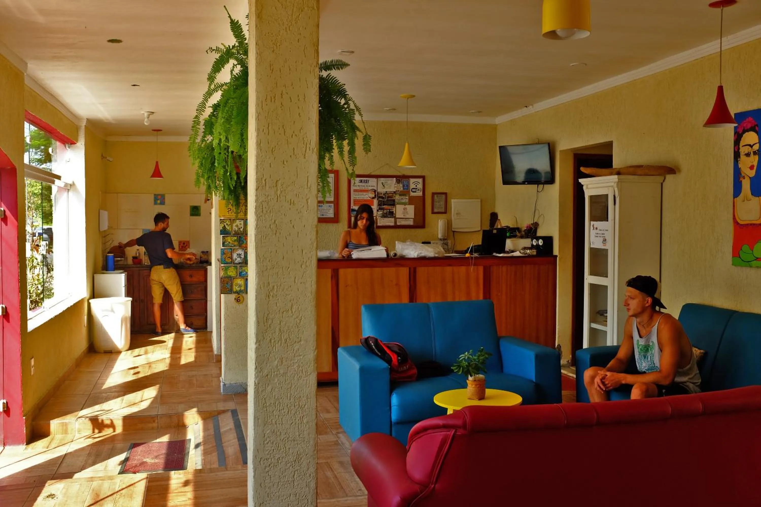 Lobby or reception in Geko Pousada Paraty
