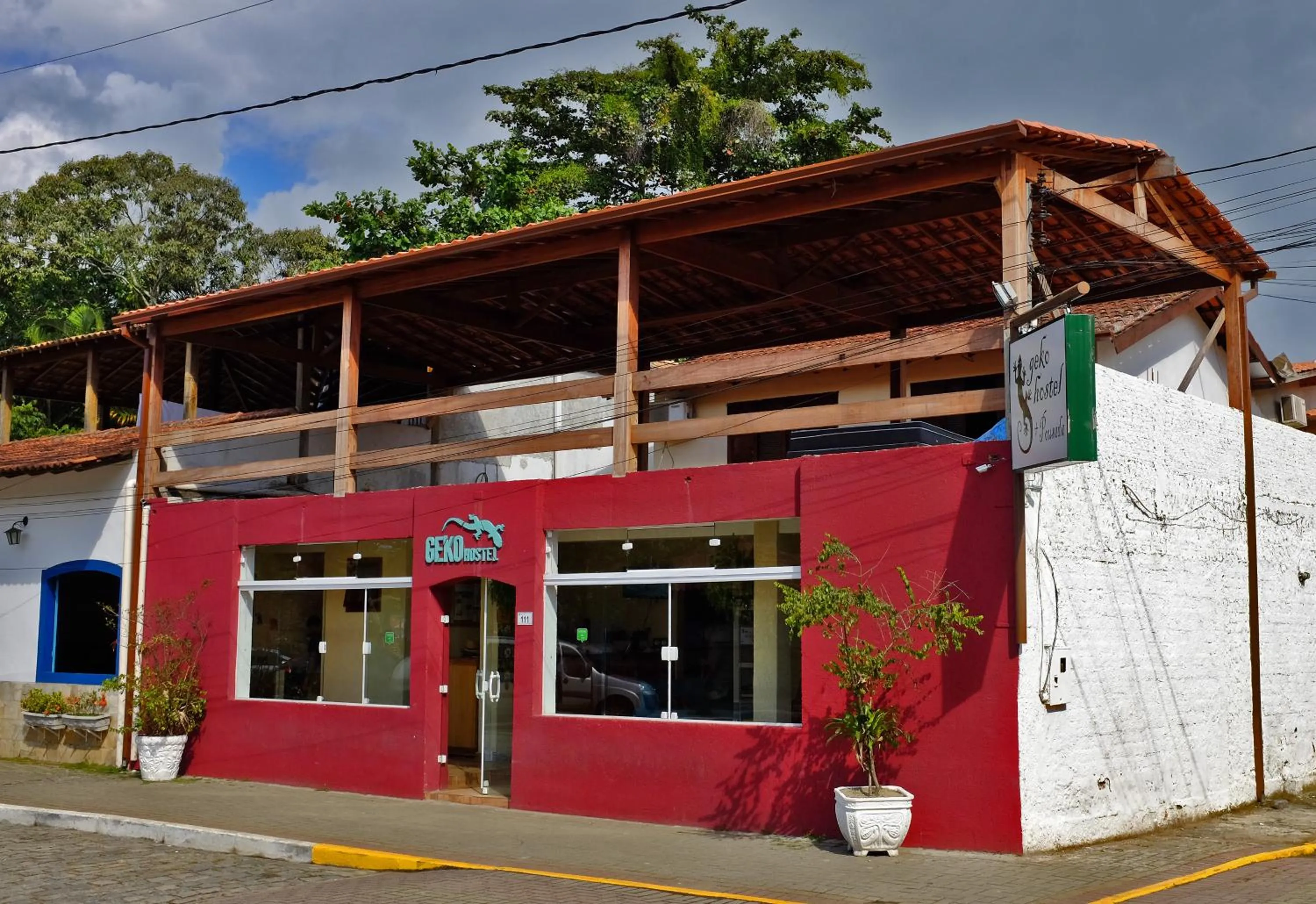 Facade/entrance in Geko Pousada Paraty