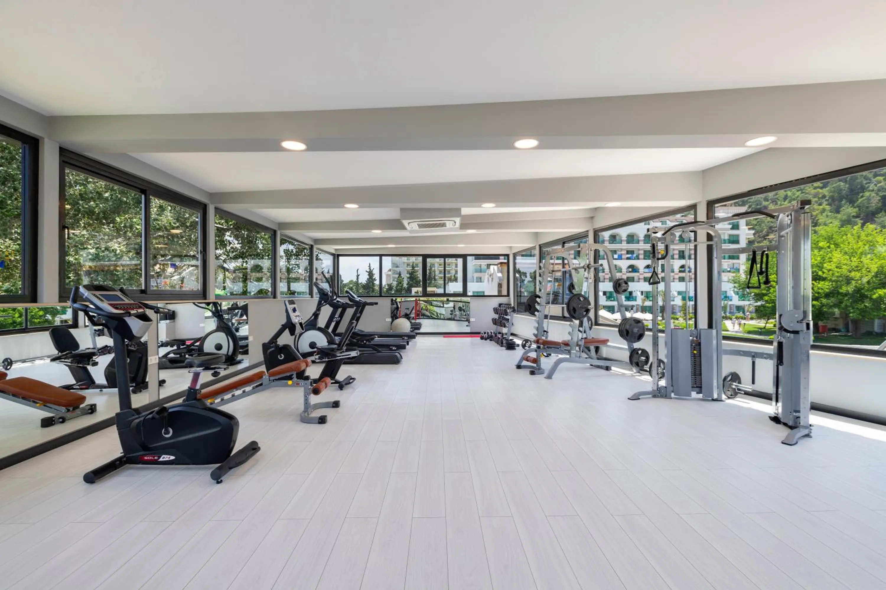 Fitness centre/facilities in Dosinia Luxury Resort-Ultra All Inclusive