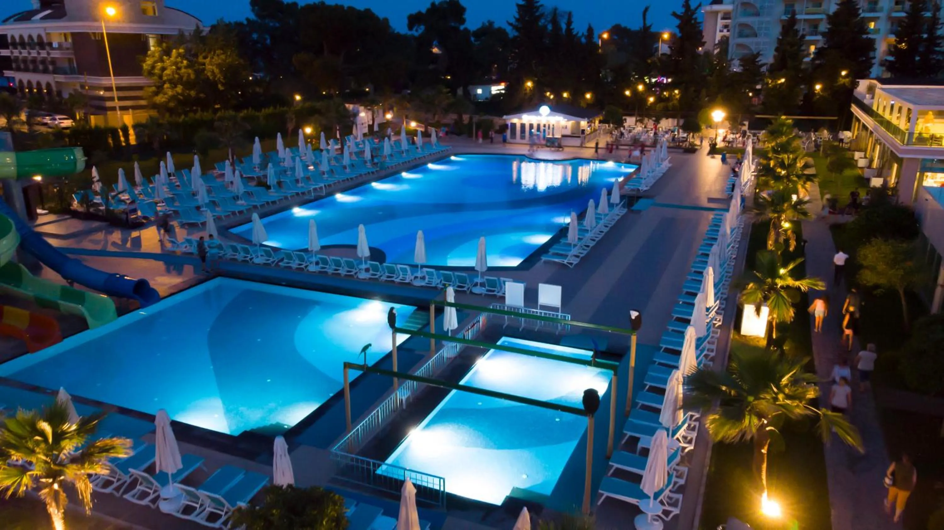 Swimming pool in Dosinia Luxury Resort-Ultra All Inclusive