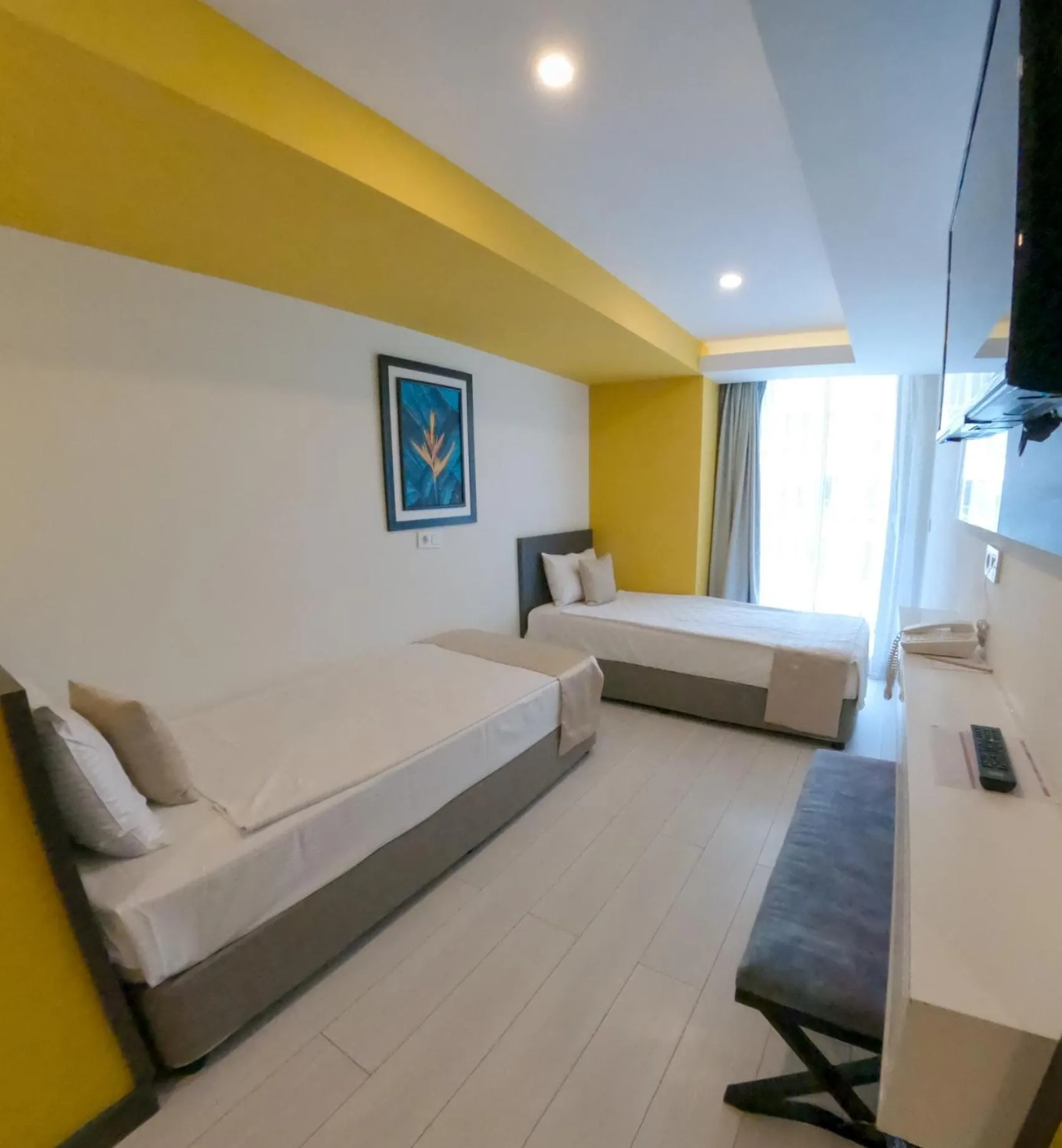 Bed in Dosinia Luxury Resort-Ultra All Inclusive