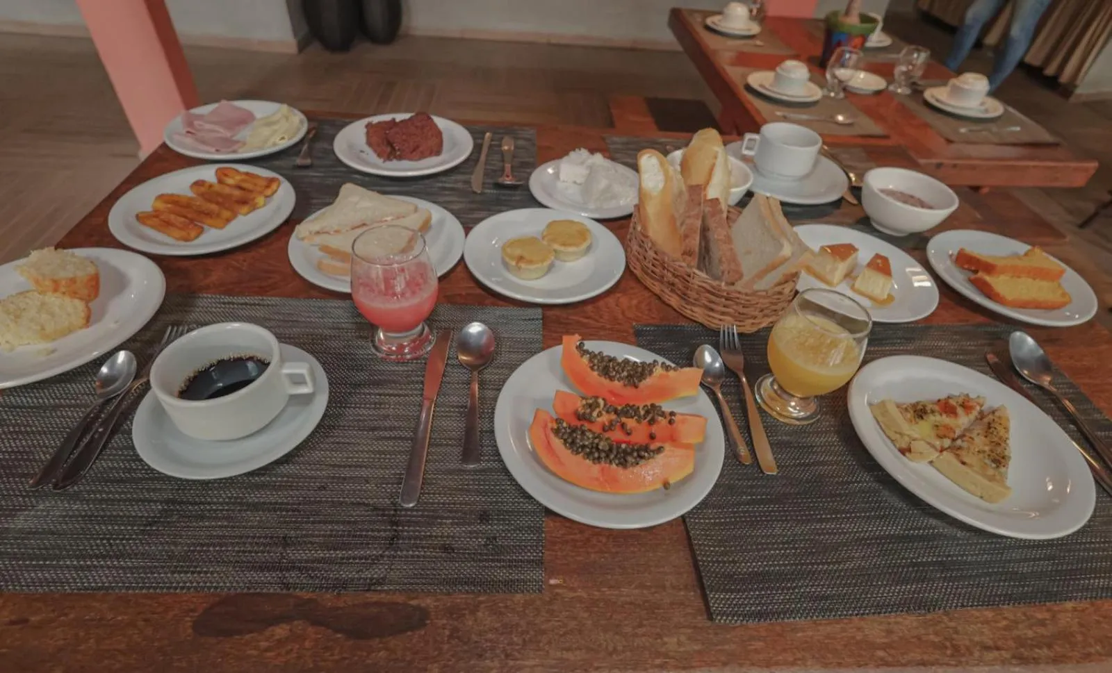 Breakfast in Pousada Saudosa Maloca