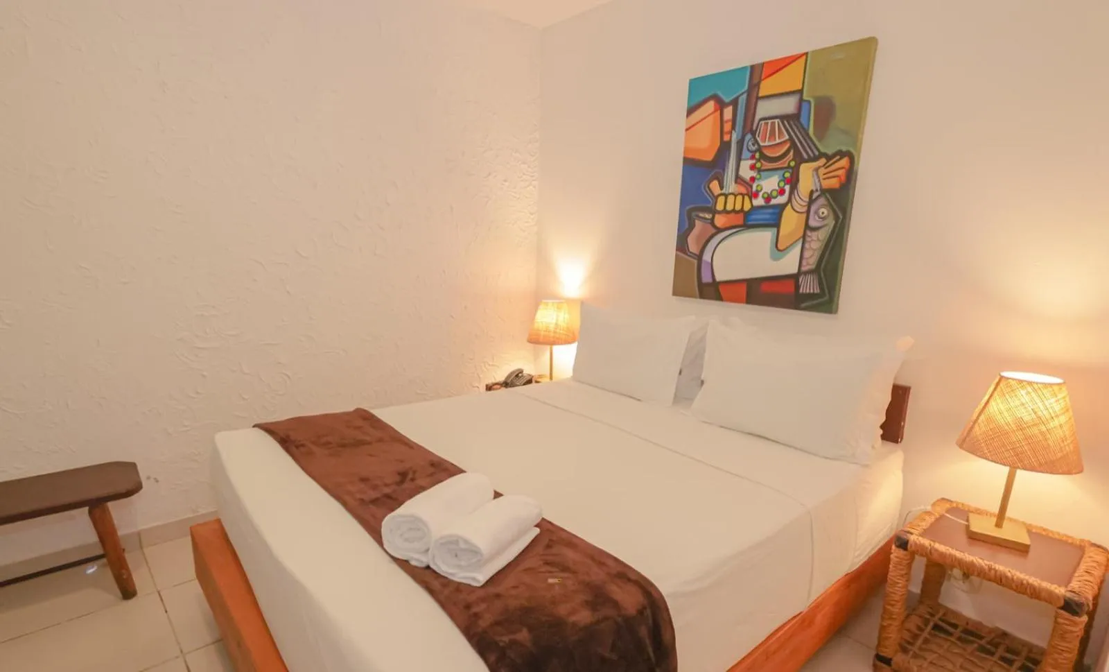 Bed in Pousada Saudosa Maloca