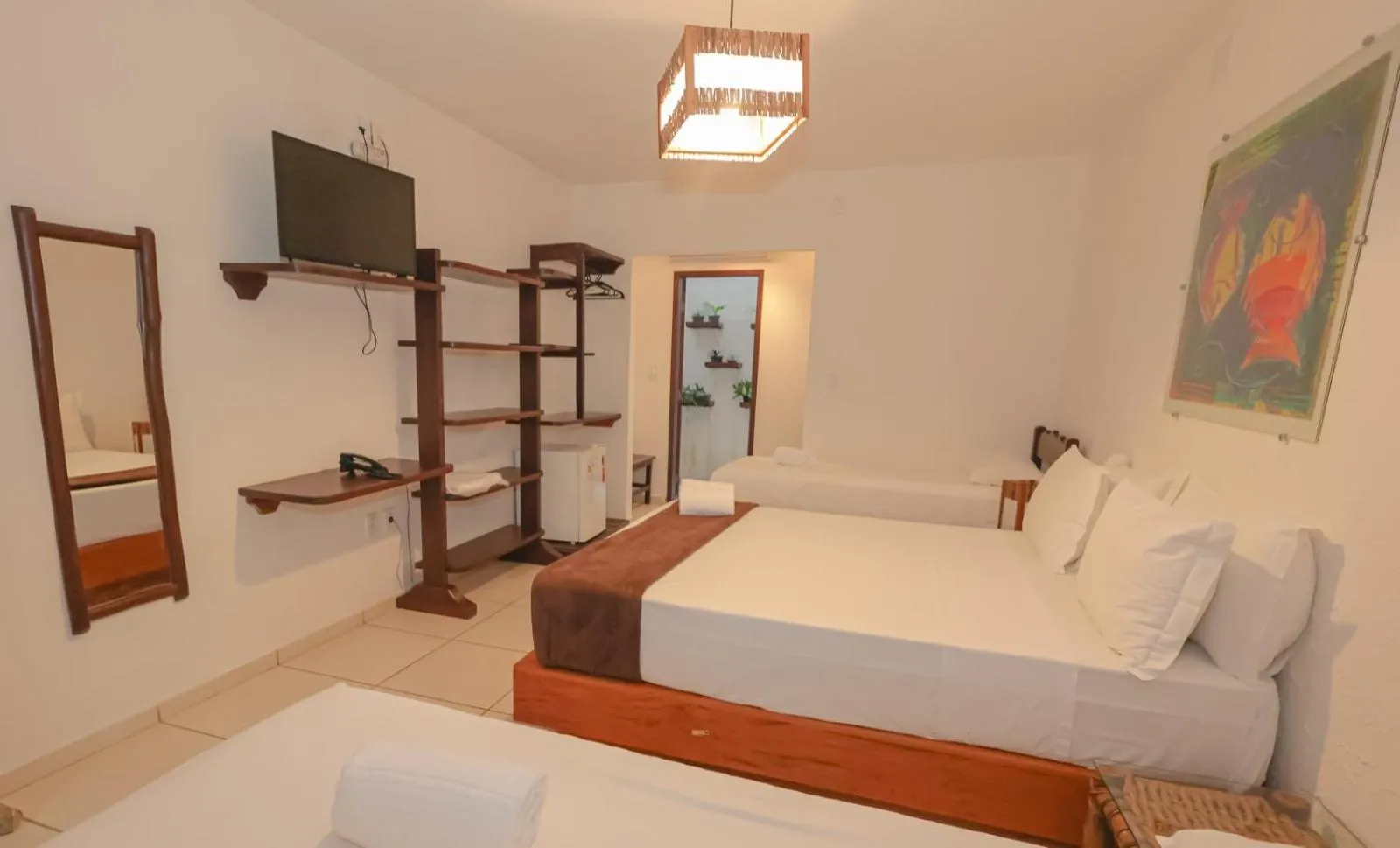 Bed in Pousada Saudosa Maloca