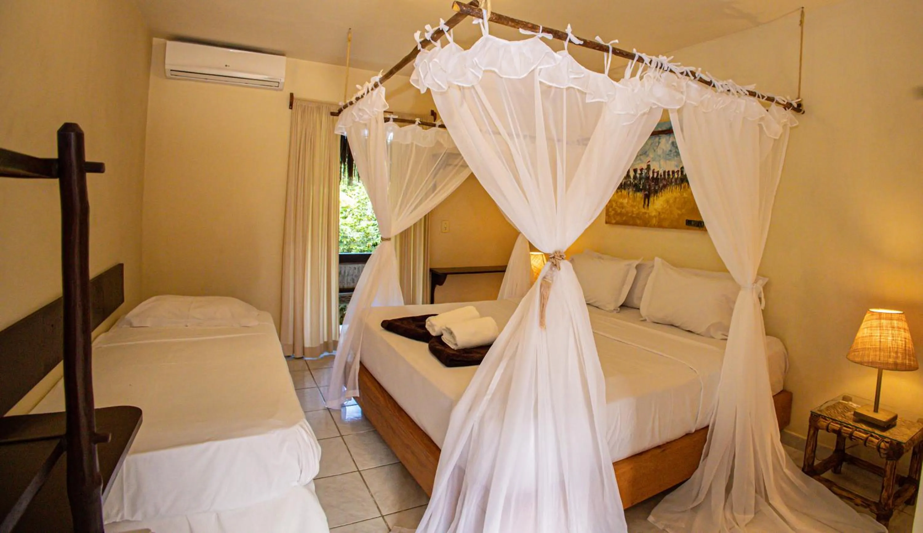 Bed in Pousada Saudosa Maloca