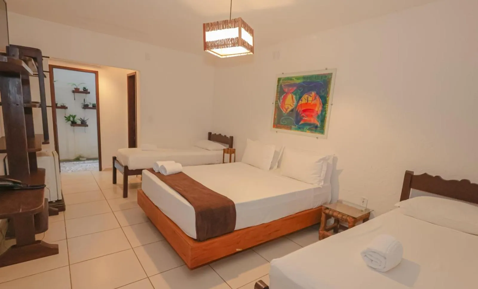 Bed in Pousada Saudosa Maloca