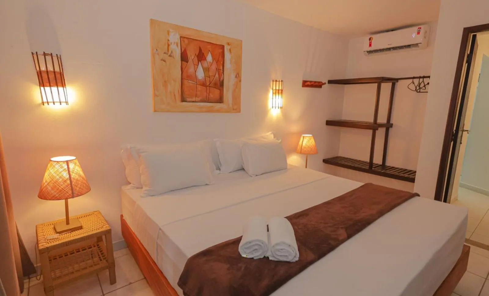 Bed in Pousada Saudosa Maloca