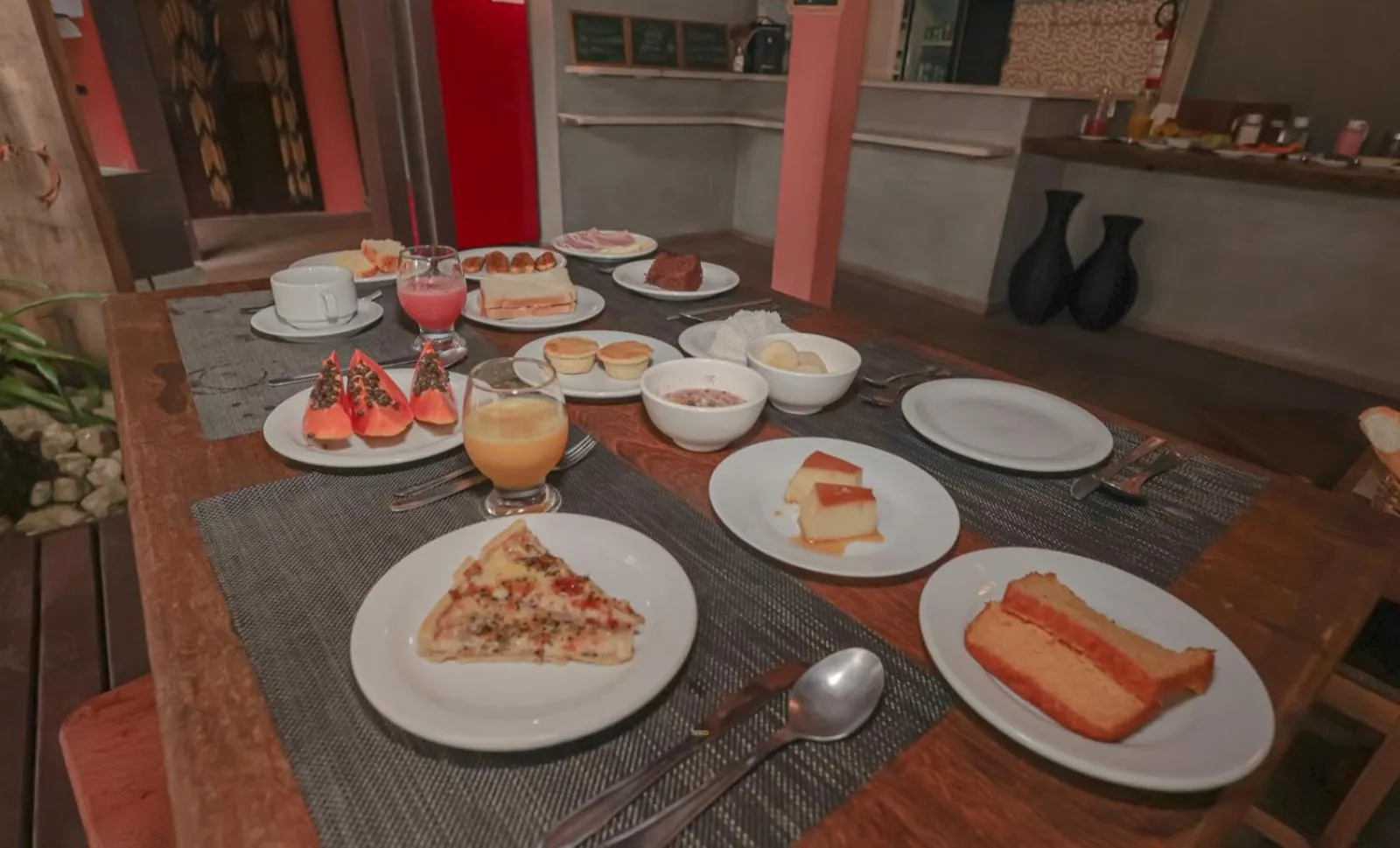 Breakfast in Pousada Saudosa Maloca