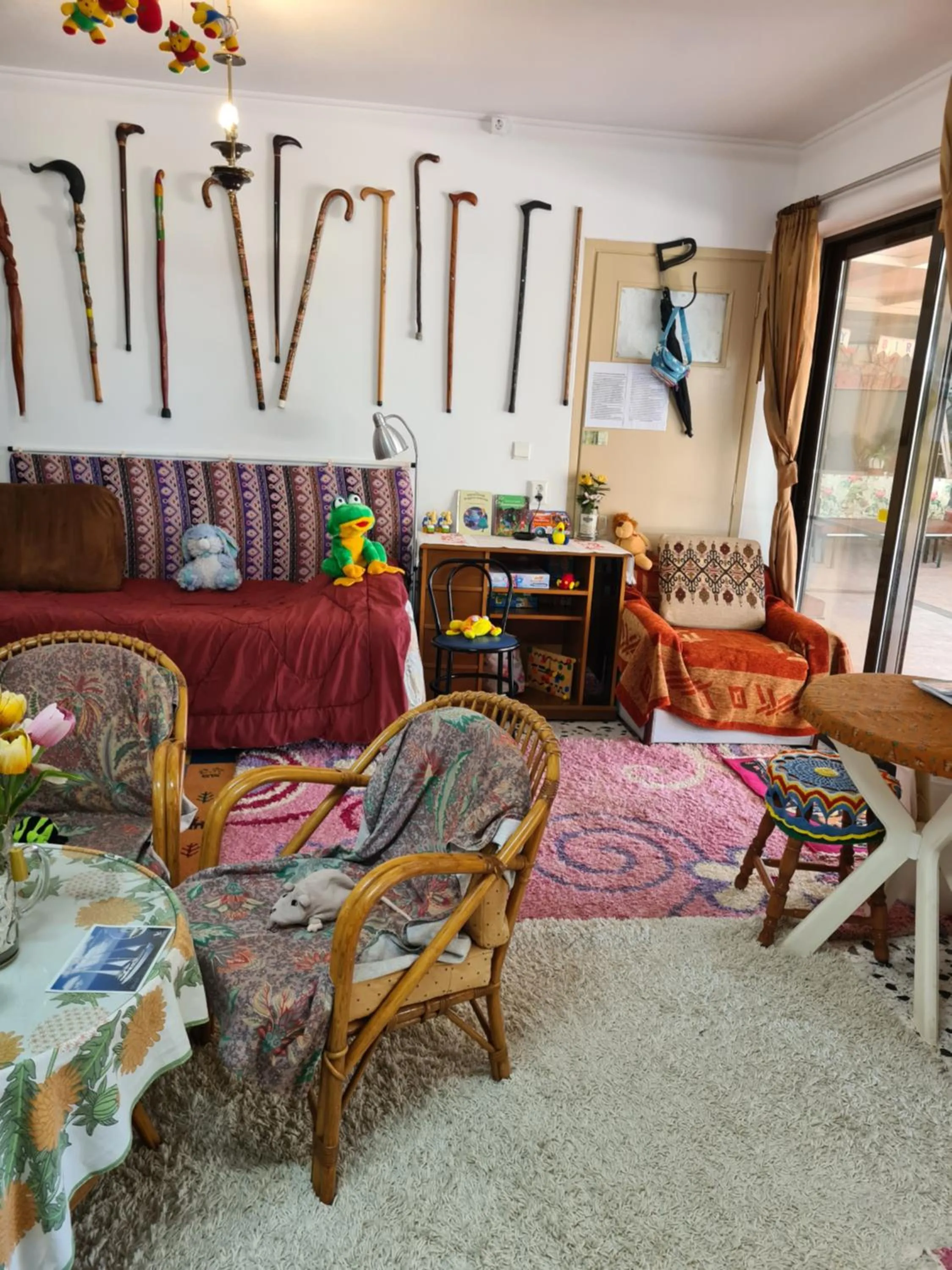 Seating area in Villa George - Family Holidays