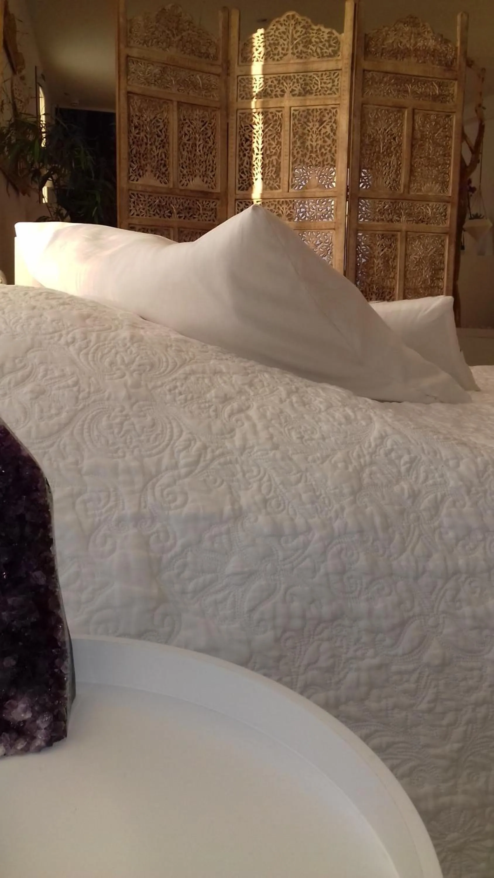 Decorative detail, Bed in La Maison D'ayona