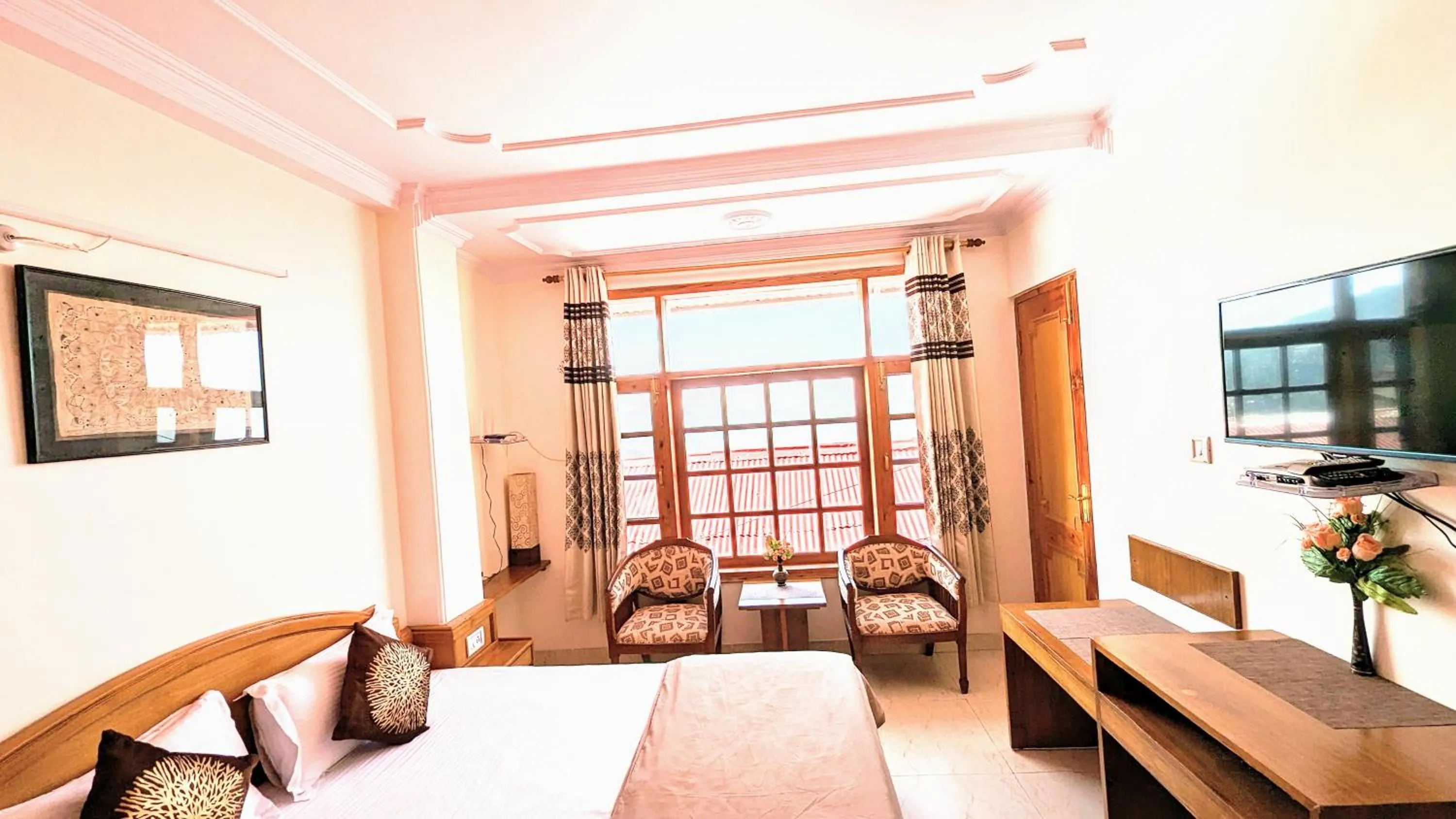 TV and multimedia, Bed in The Thistle Lodge