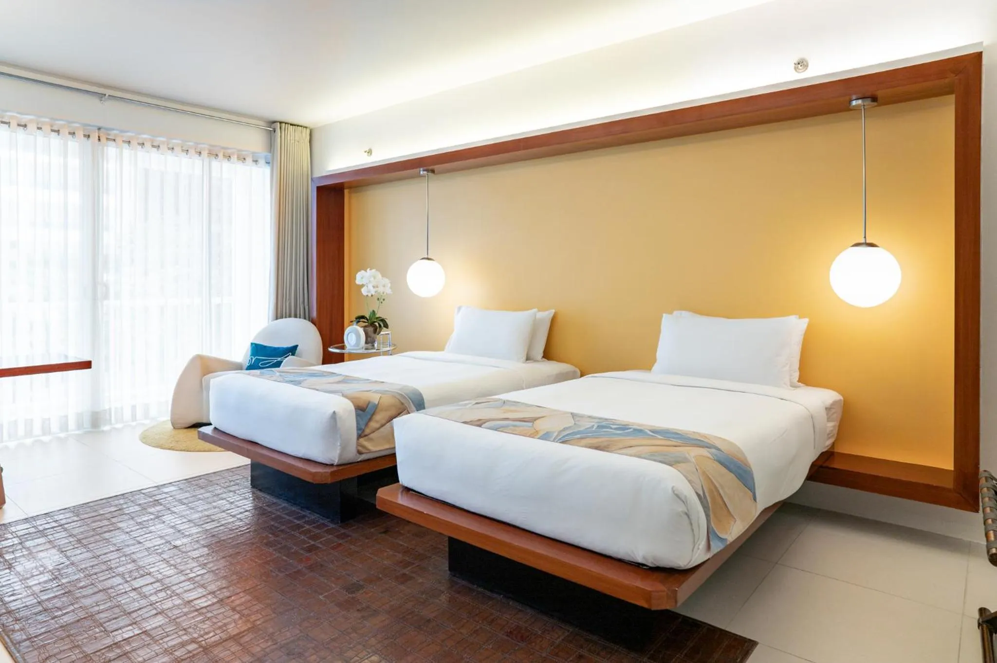 Bed in The Picasso Boutique Serviced Residences Managed by HII