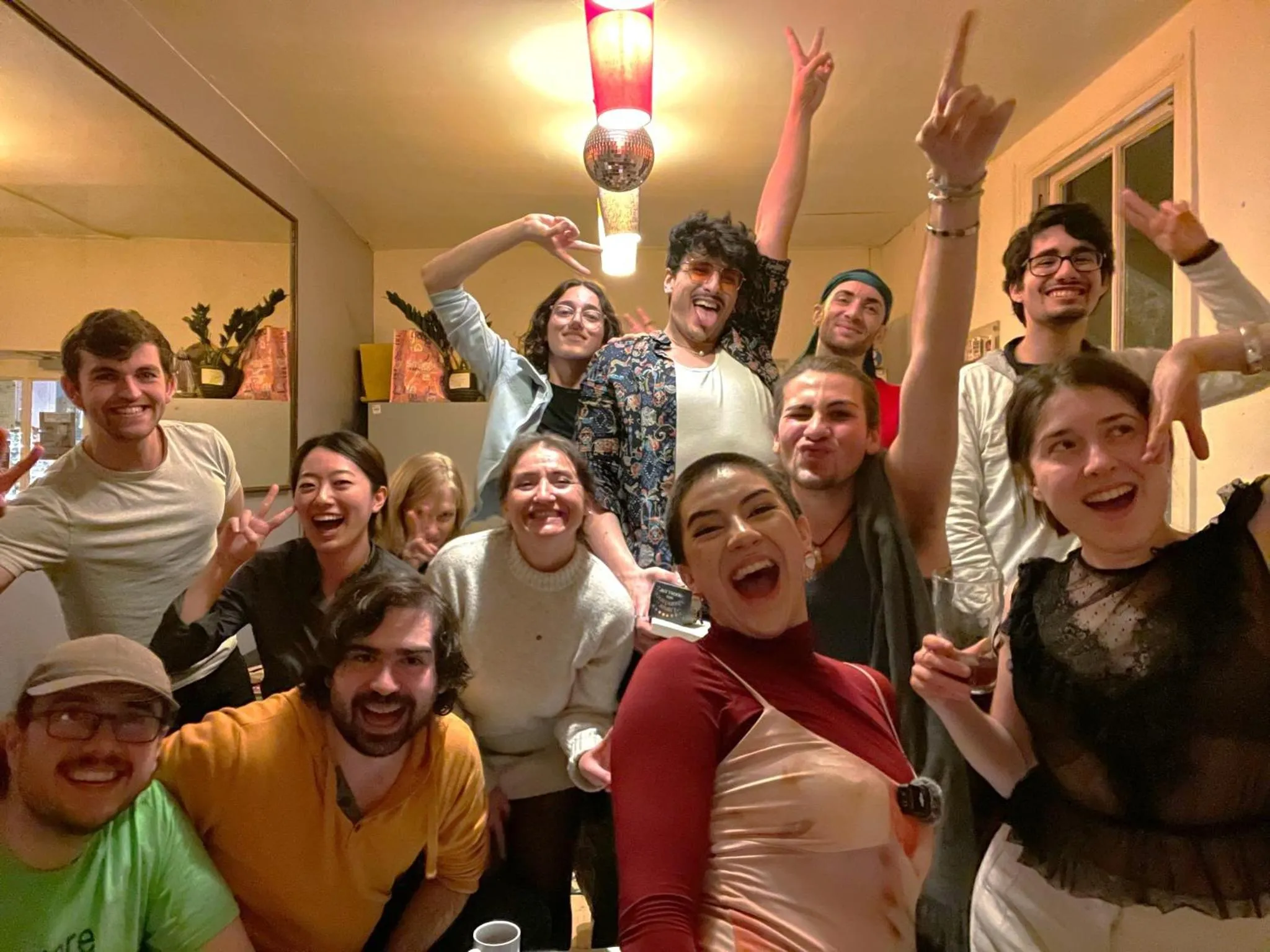 group of guests in Astor Museum Hostel