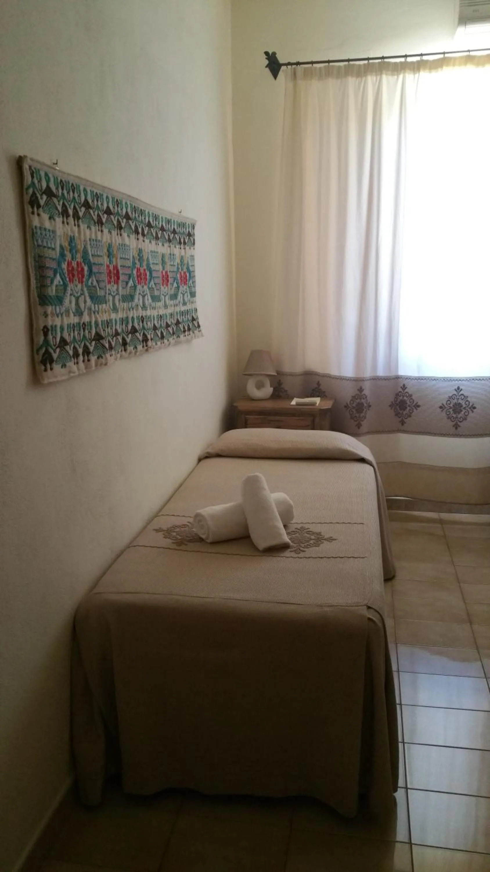 Bed in Hotel Plammas