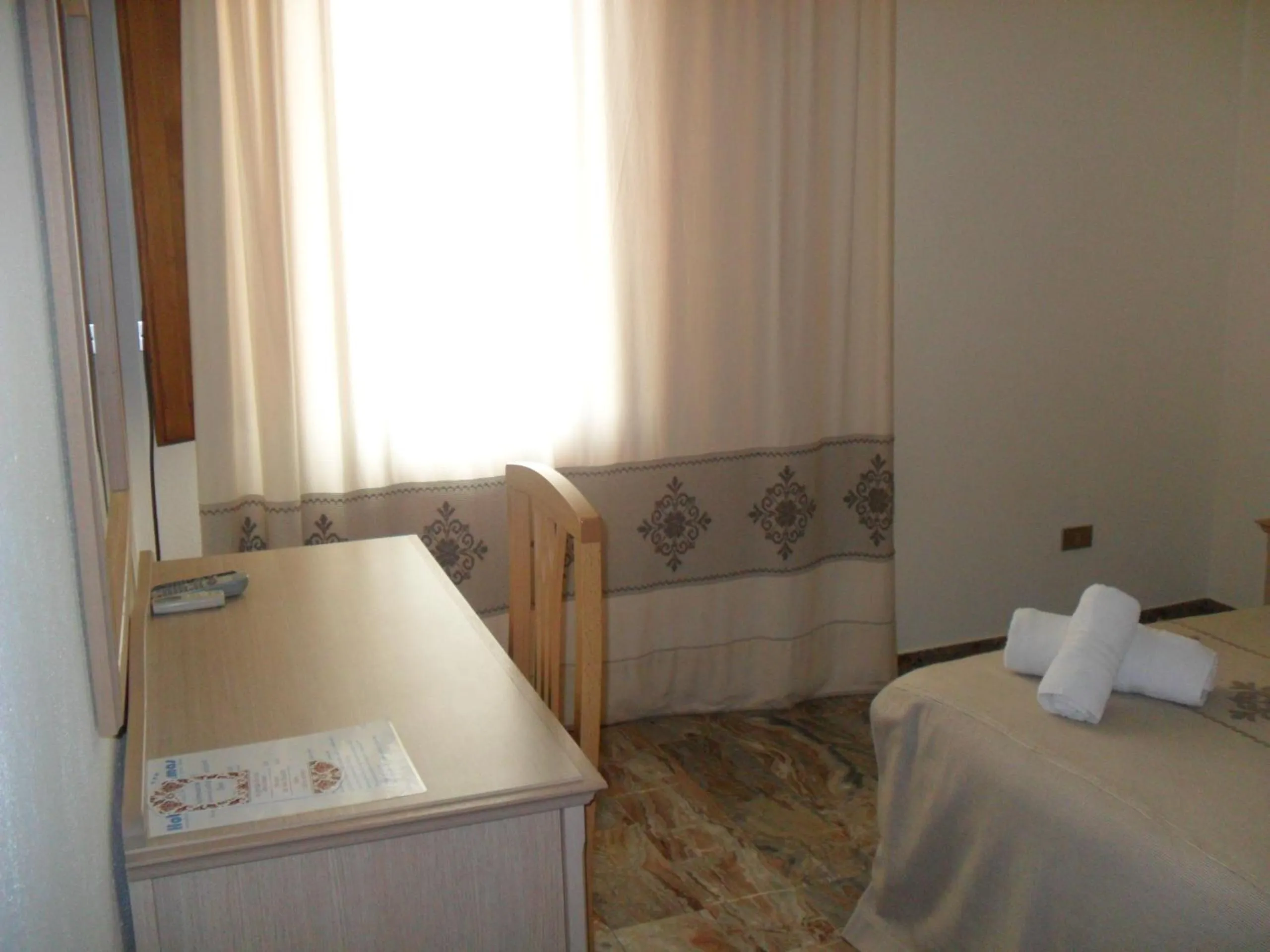 Bed in Hotel Plammas