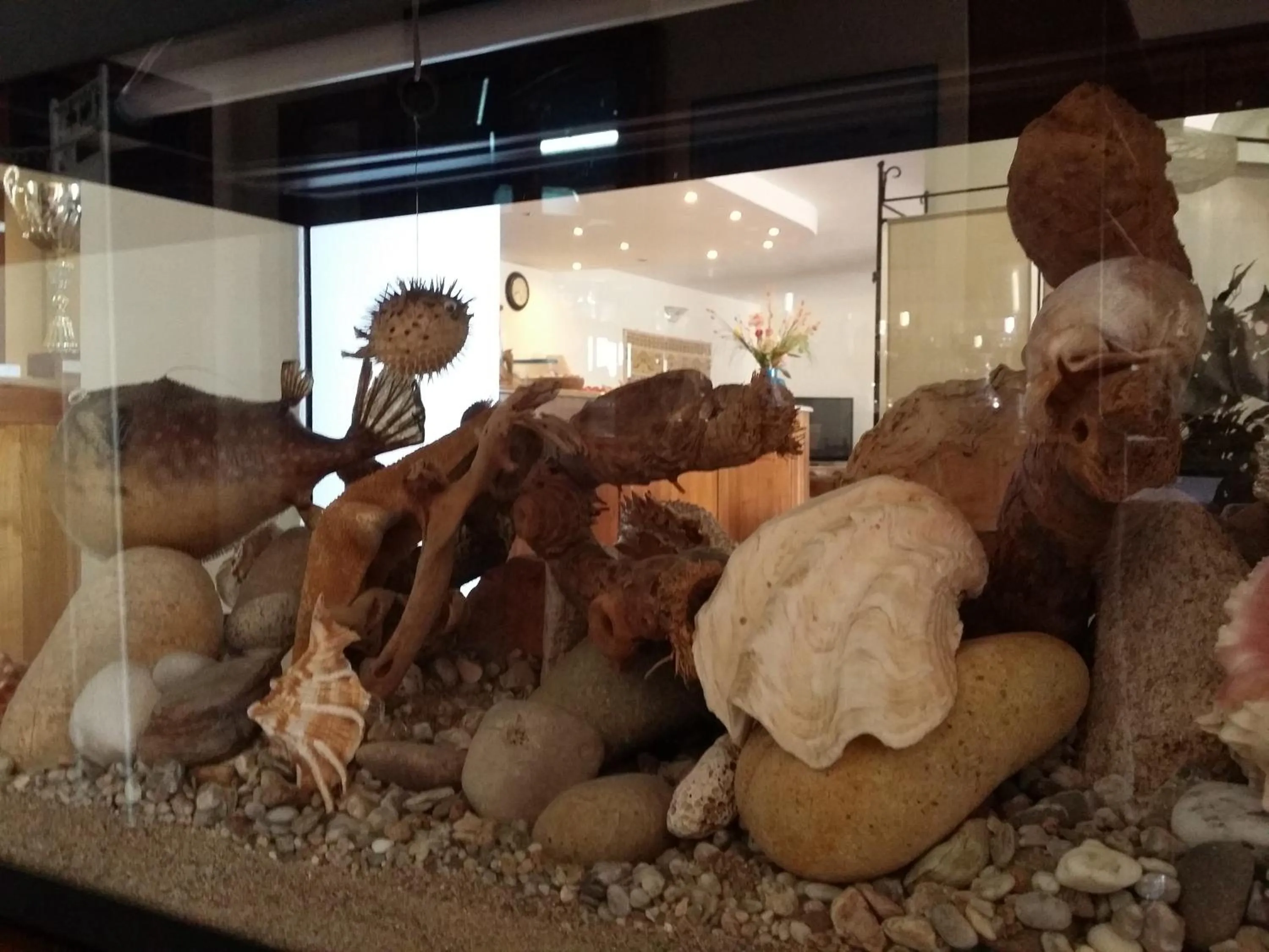 Decorative detail in Hotel Plammas