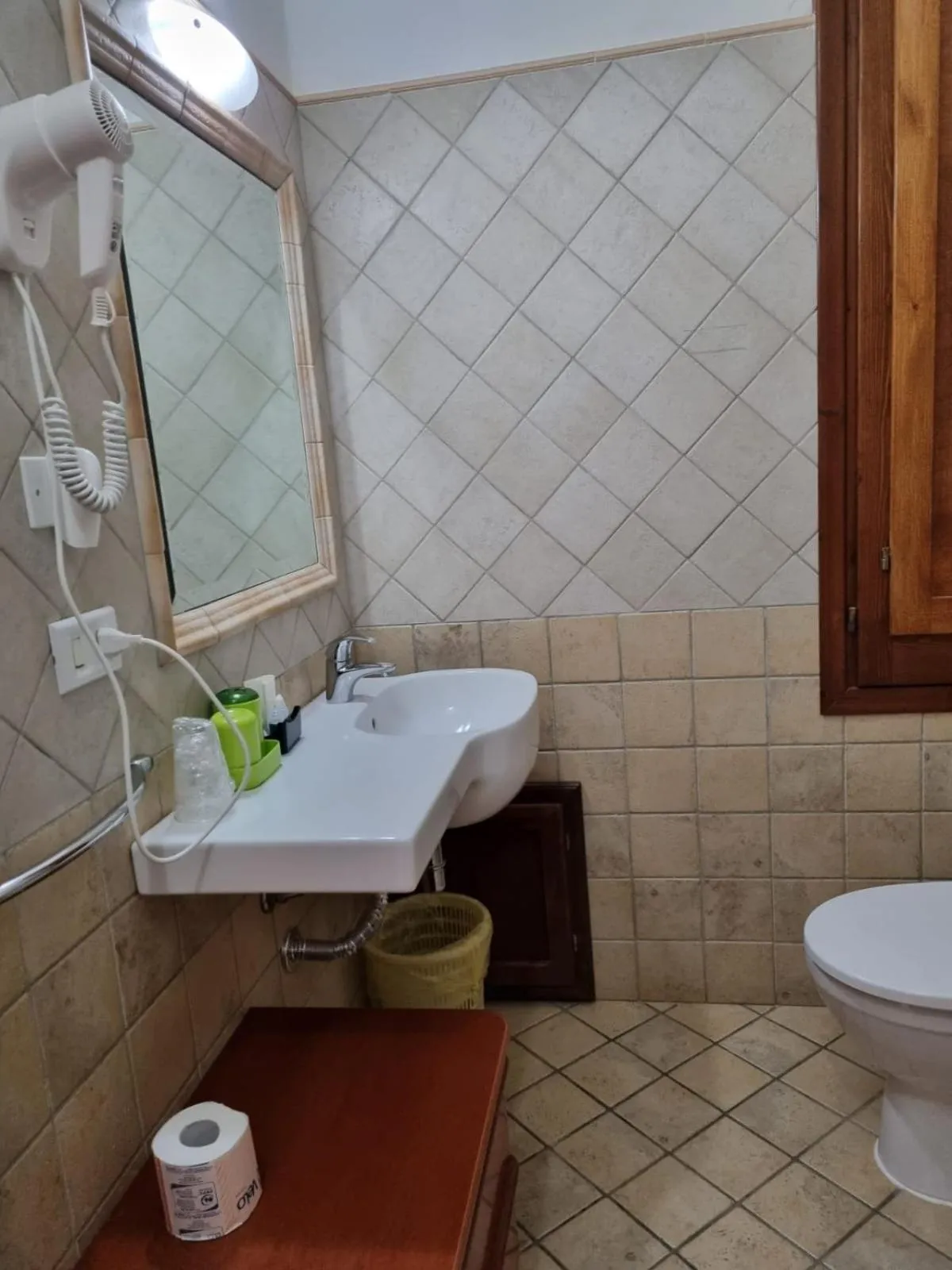 Bathroom in Hotel Plammas