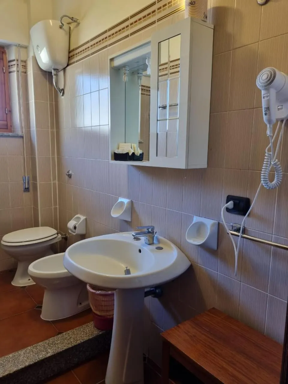 Bathroom in Hotel Plammas