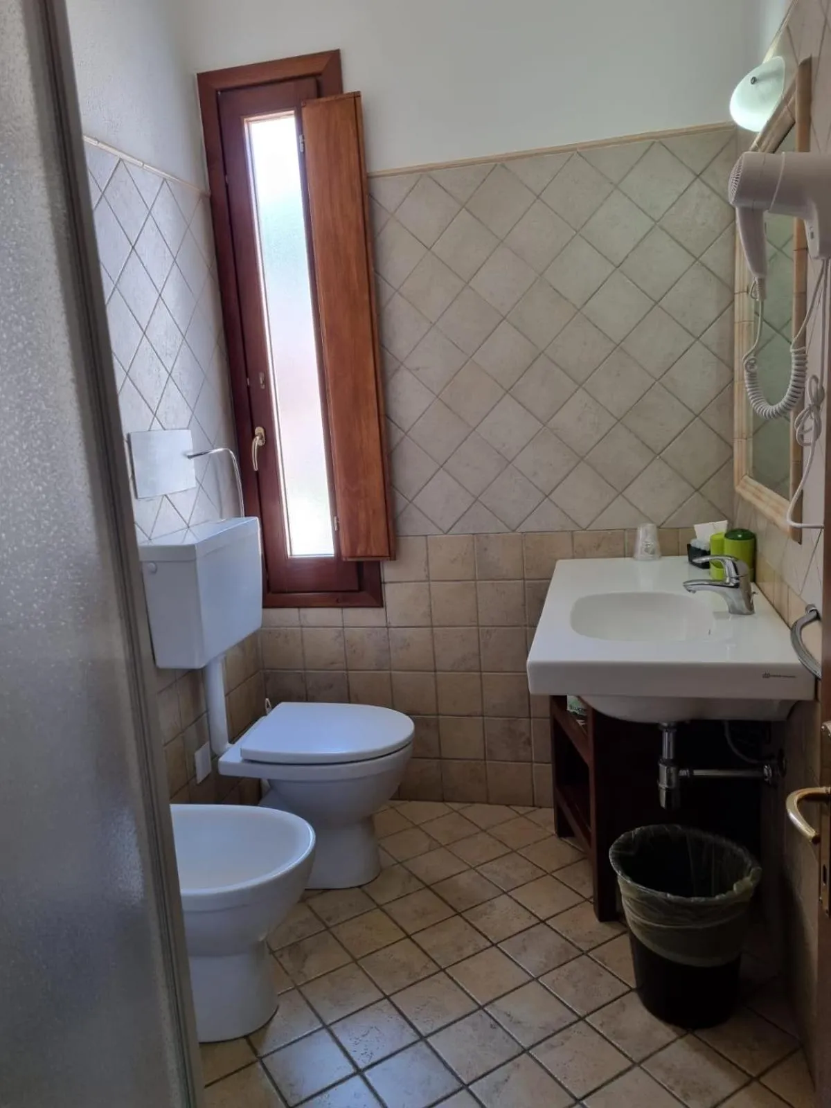 Bathroom in Hotel Plammas