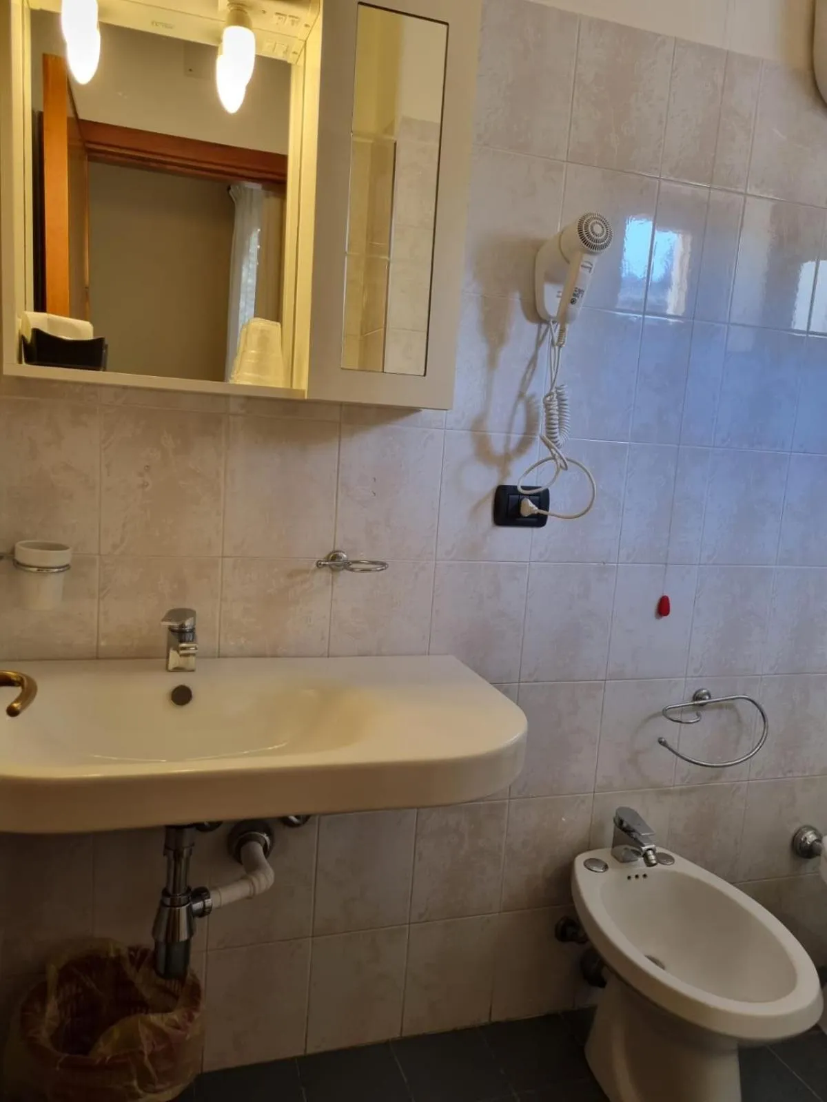 Bathroom in Hotel Plammas