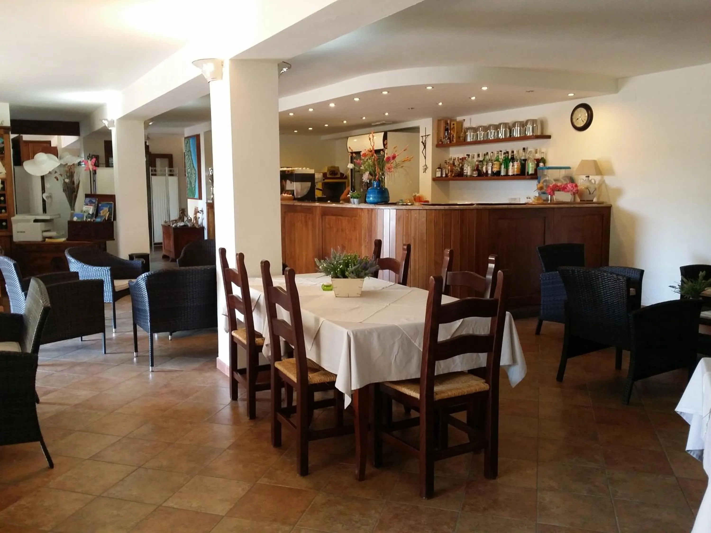 Communal lounge/ TV room in Hotel Plammas