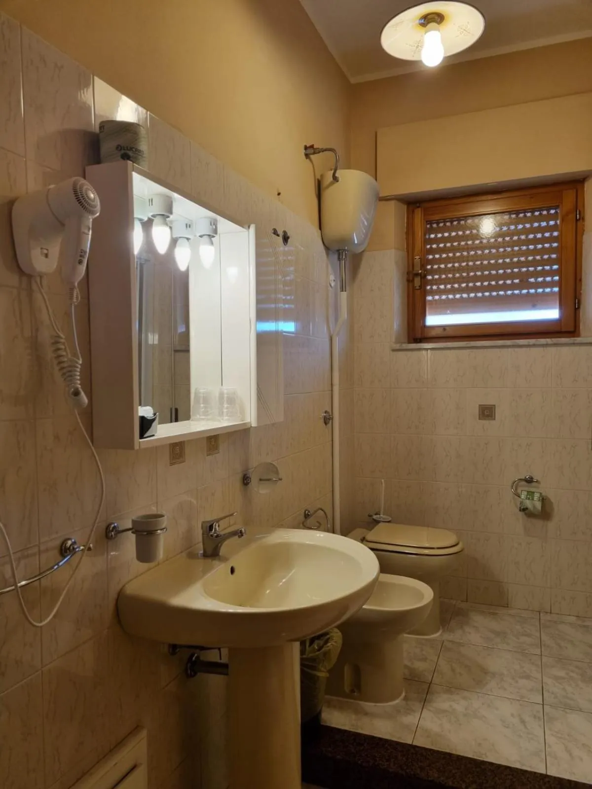 Bathroom in Hotel Plammas