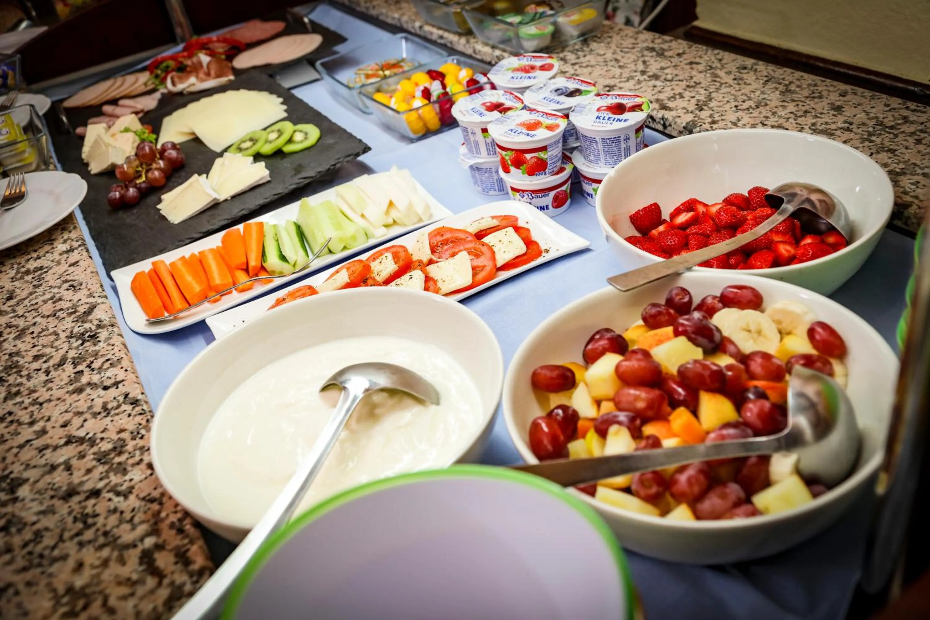 Buffet breakfast in Hotel Restaurant Benger