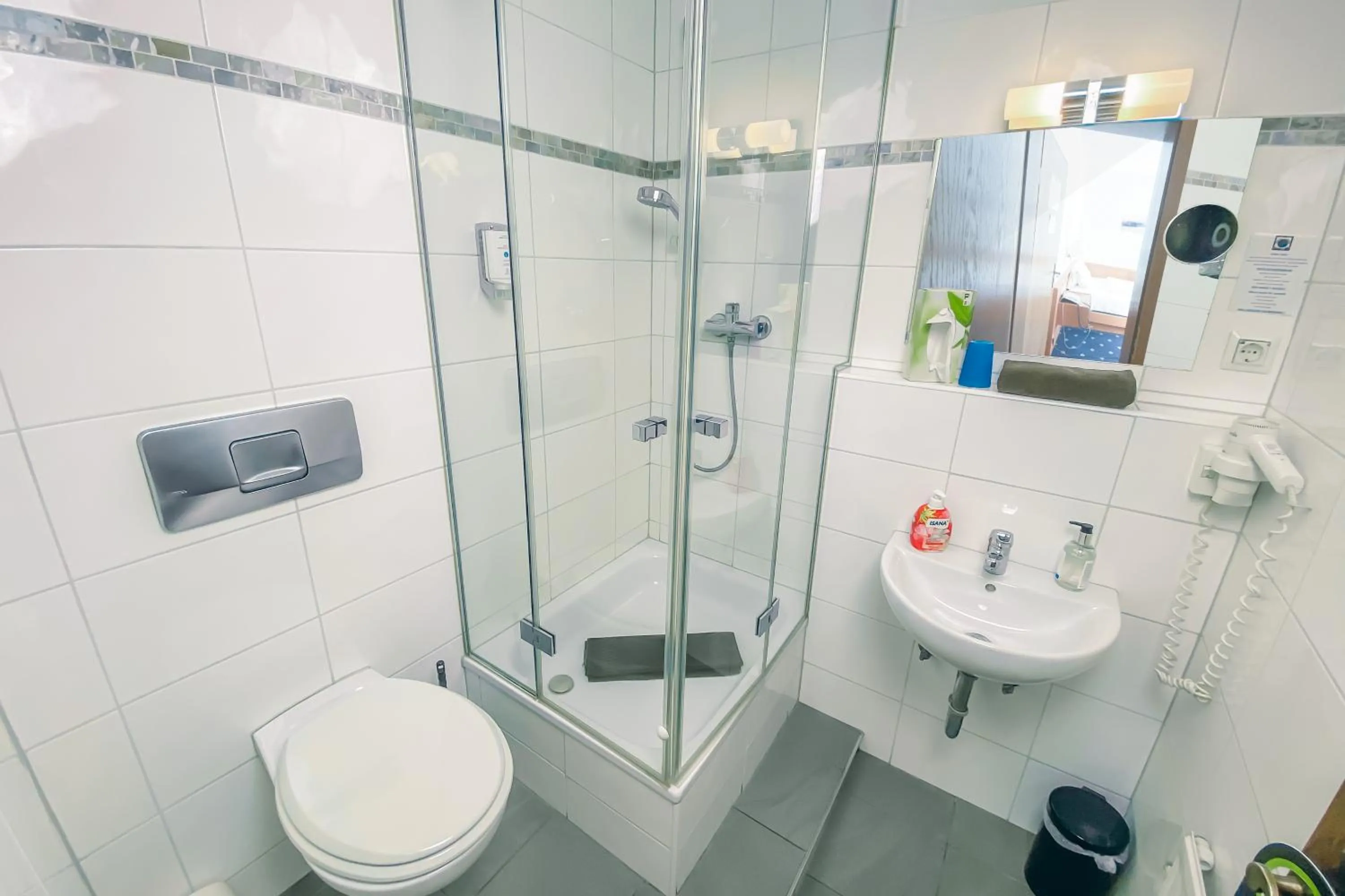 Shower in Hotel Restaurant Benger