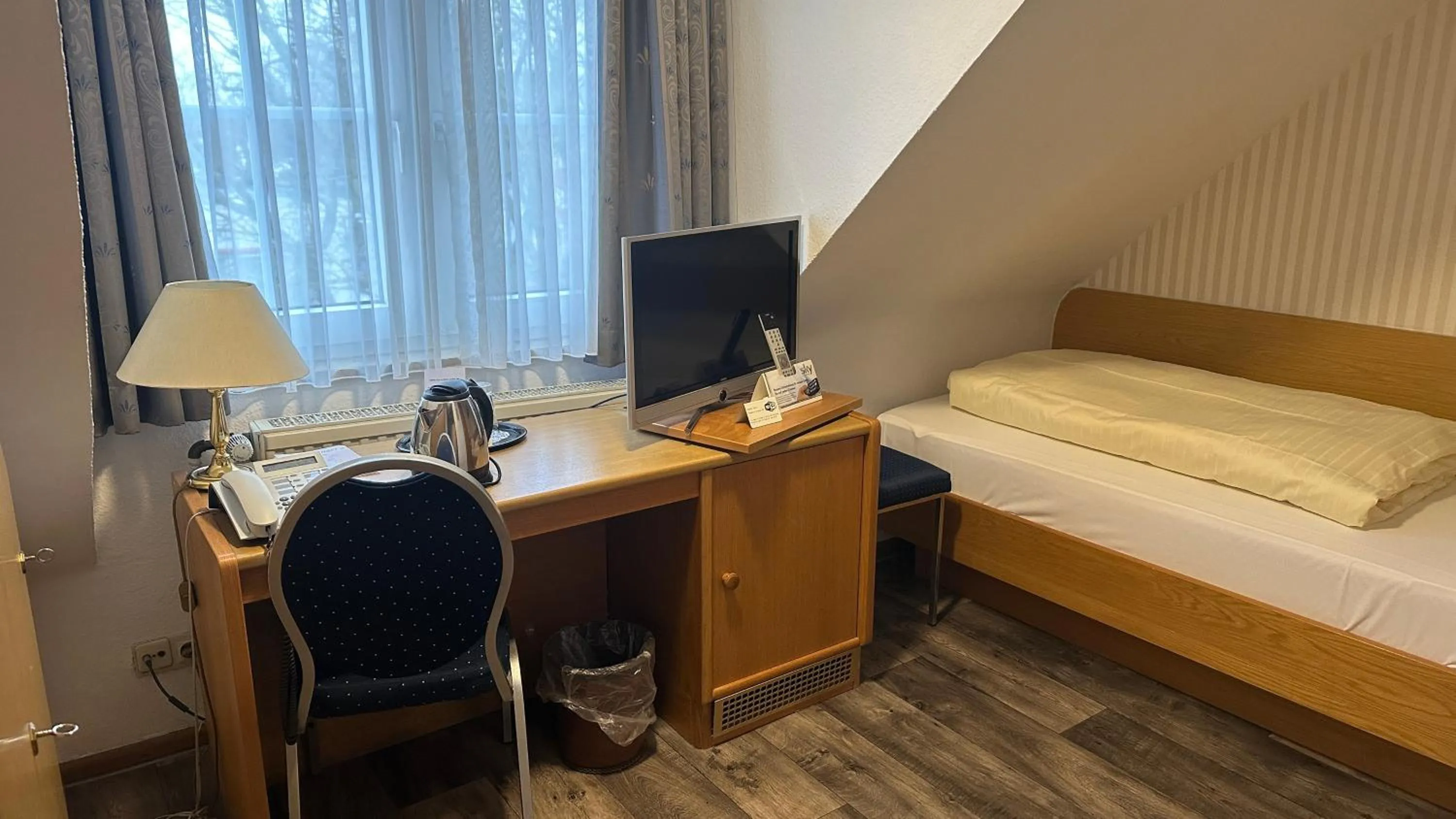 Bed in Hotel Restaurant Benger