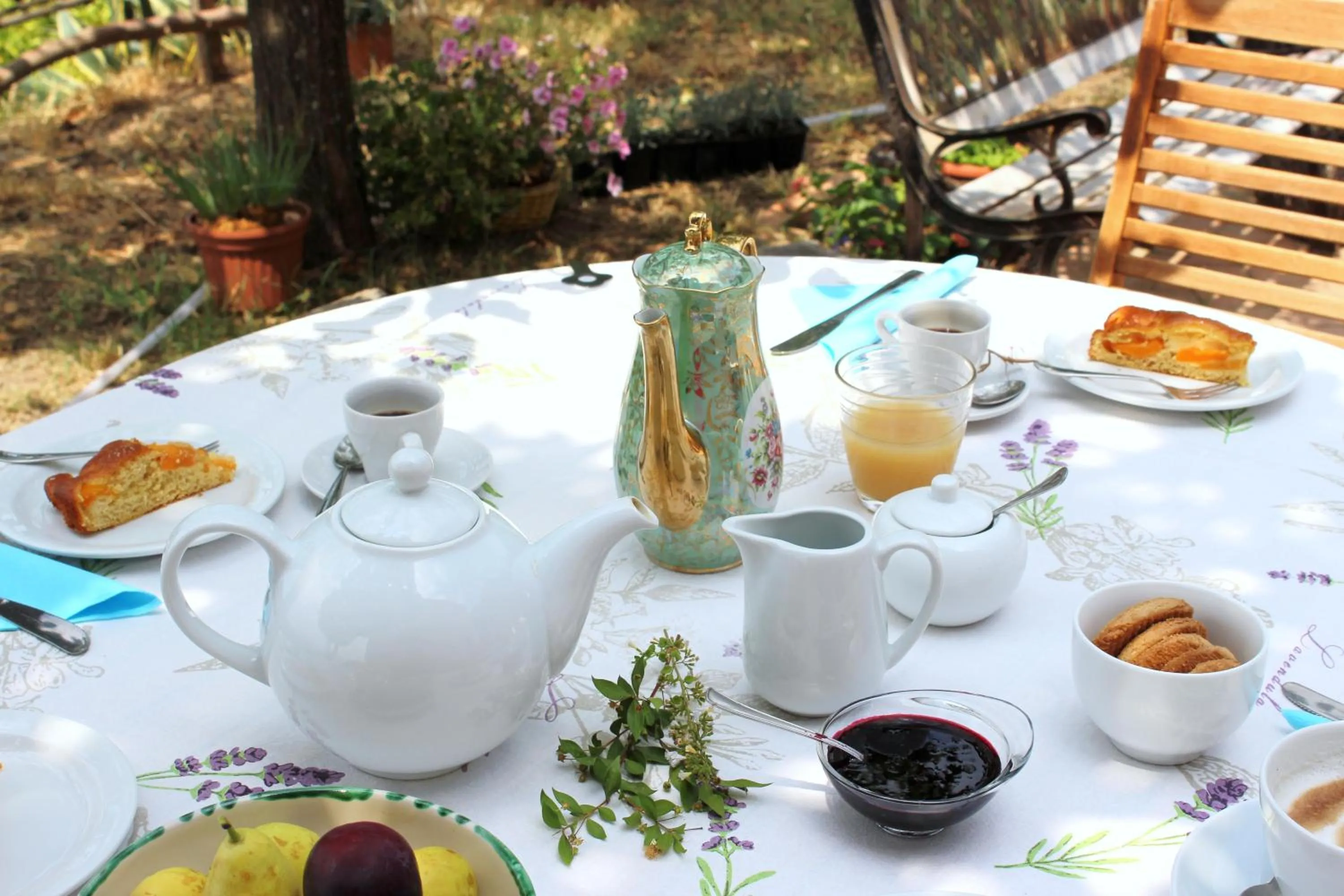 Garden in B&B Casa Gemma