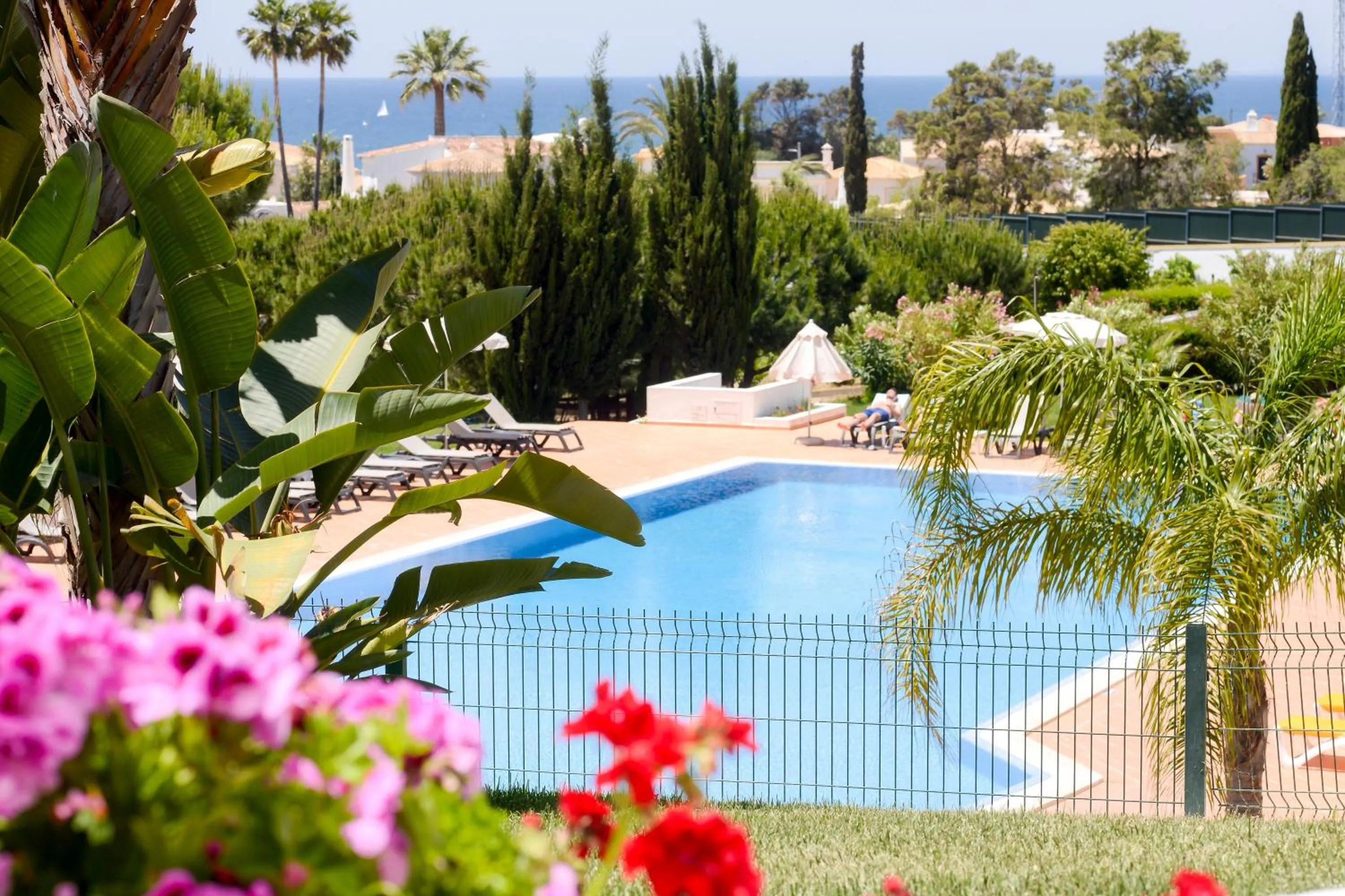 Pool view in Moradias Villas Rufino