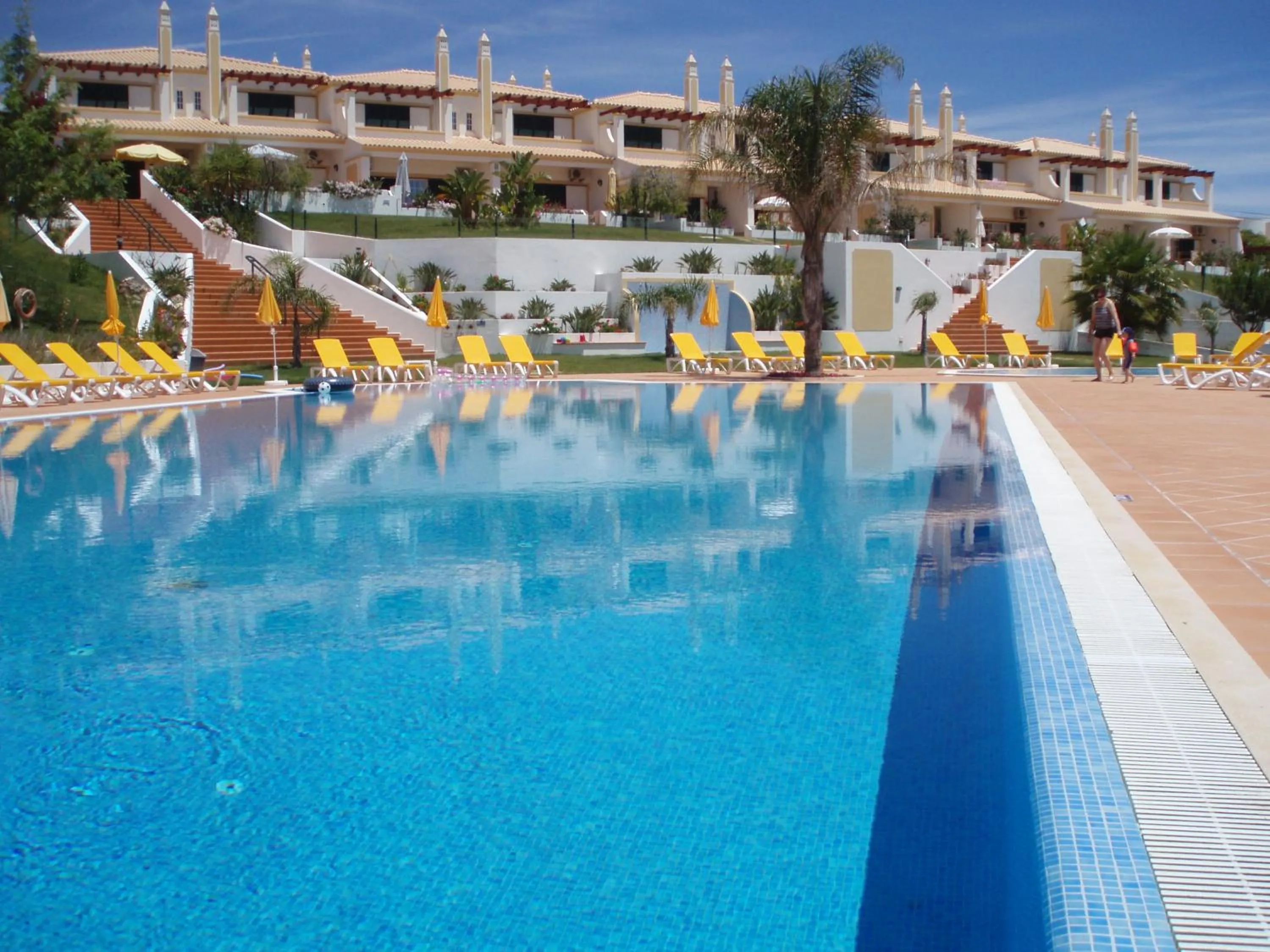 Pool view in Moradias Villas Rufino