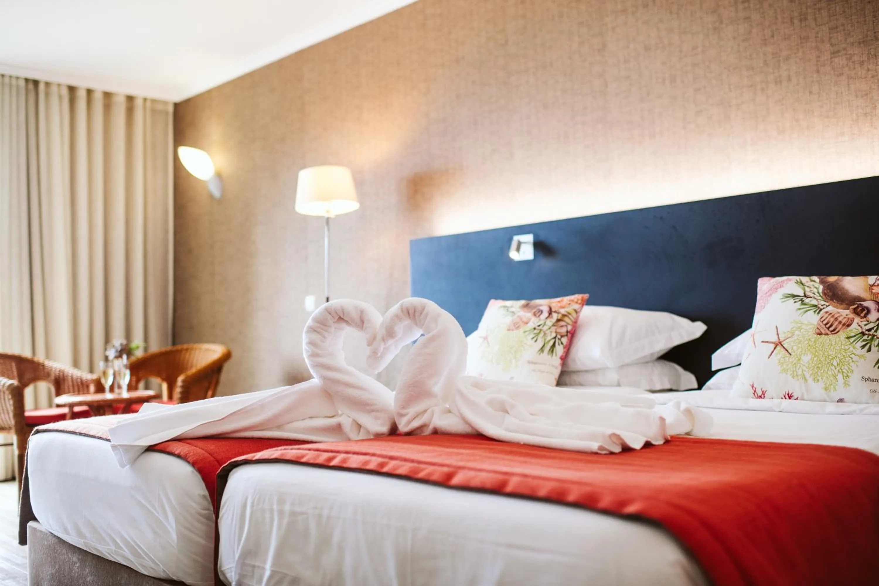 Decorative detail, Bed in Enotel Sunset Bay