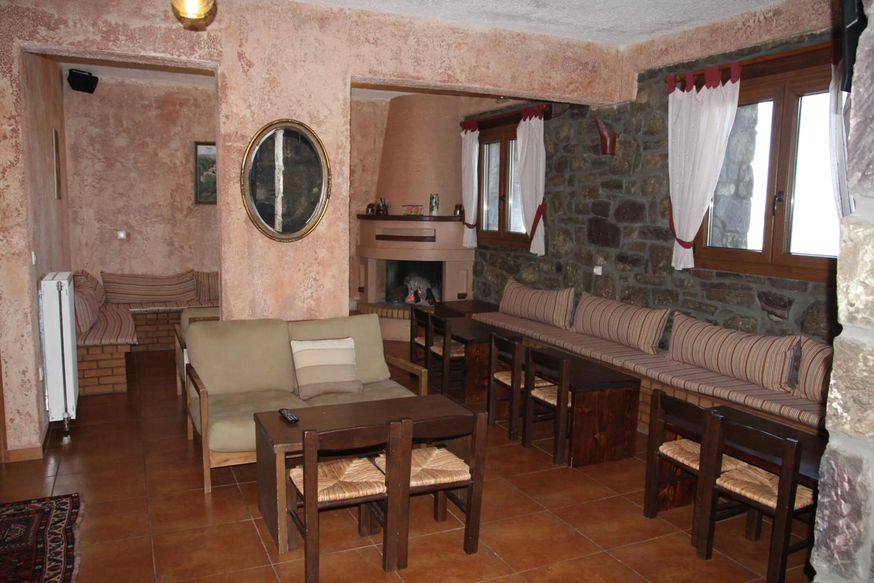 Seating area in Faris Hotel