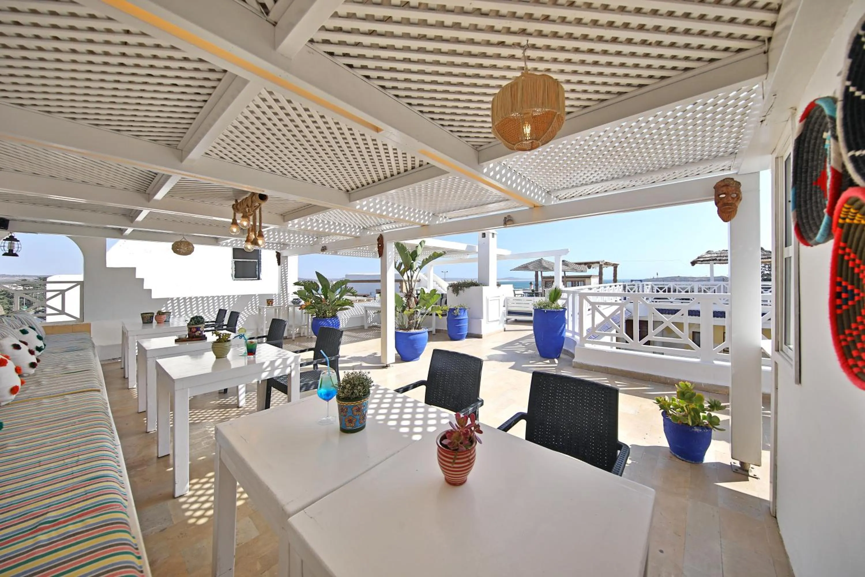 Patio in Riad Dar L'Oussia & SPA