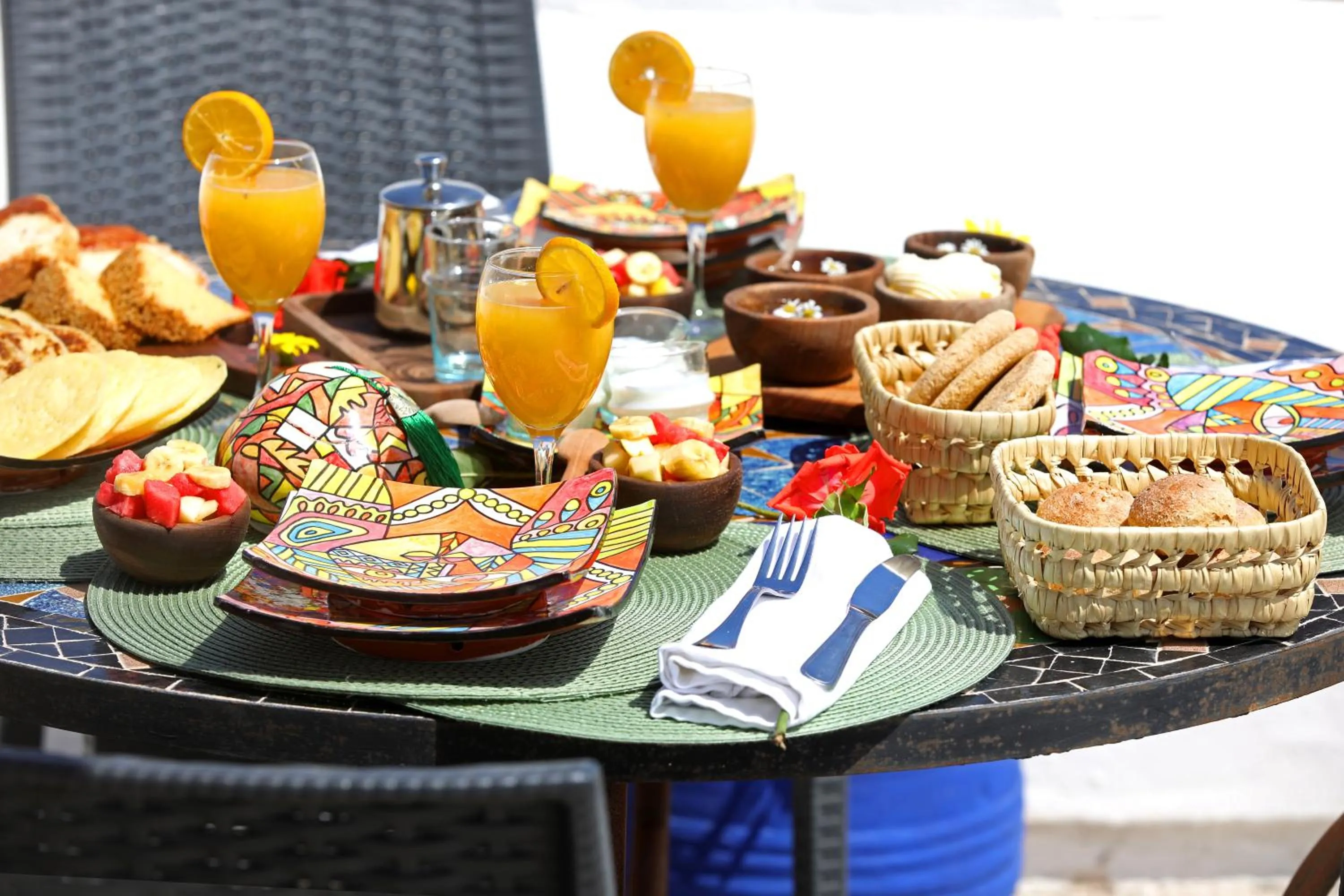 Breakfast in Riad Dar L'Oussia & SPA
